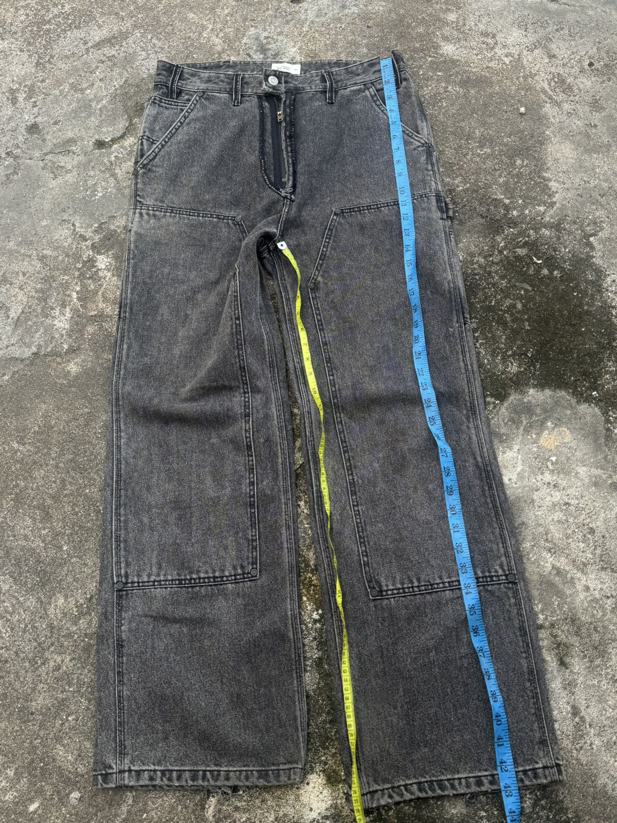 Andersson Bell Andersson Bell Double Knee Carpanter Denim Jeans JW Size US 33 - 6 Thumbnail