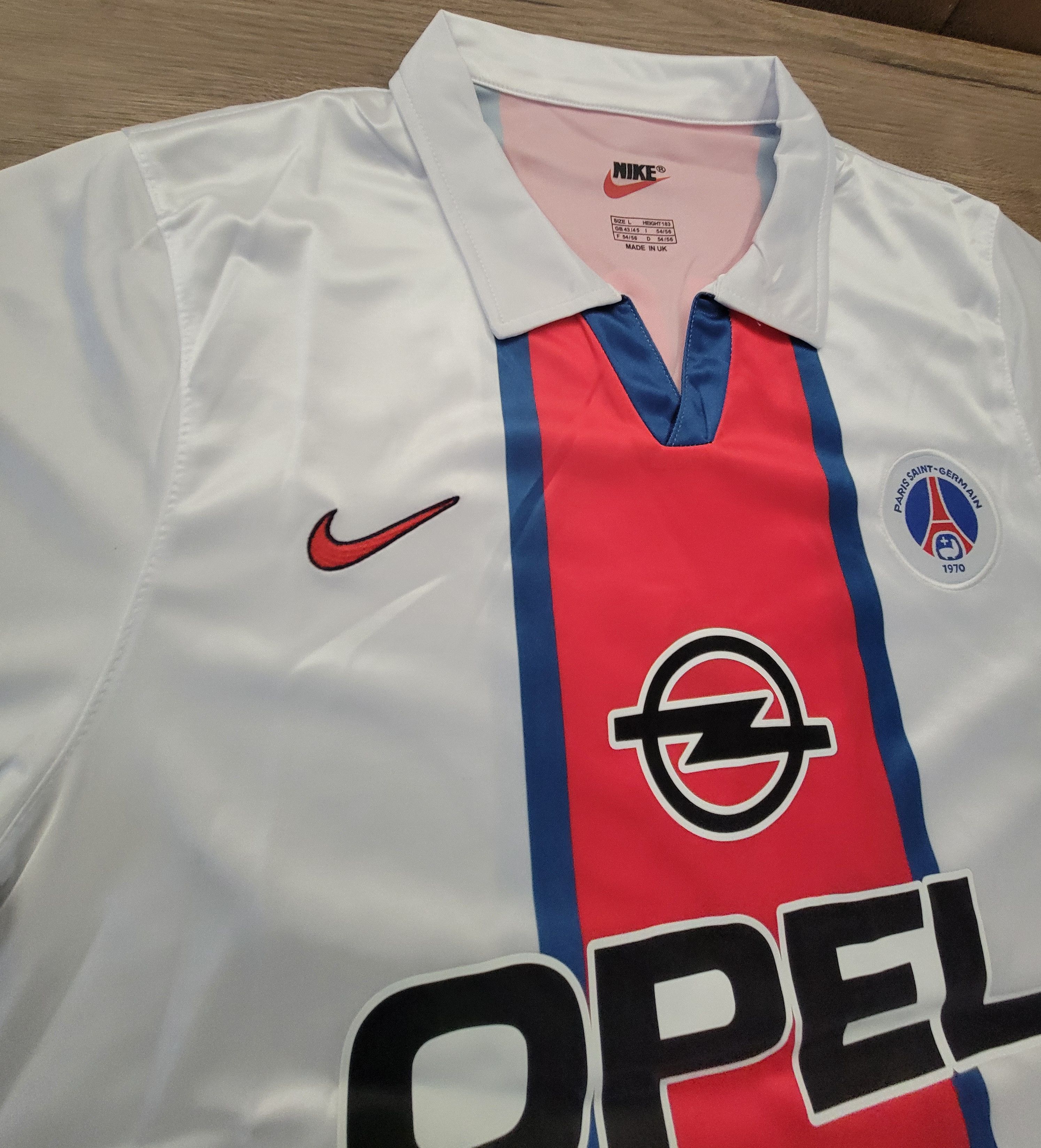 Other Simone 9 Paris SG 1998-99 Vintage Soccer Jersey Trikot Size US L / EU 52-54 / 3 - 3 Thumbnail