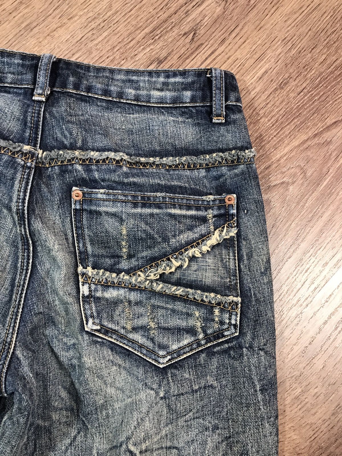 Japanese Brand × Vintage Vintage Distressed Denim Pants Jeans Size 28" / US 6 / IT 42 - 17 Thumbnail