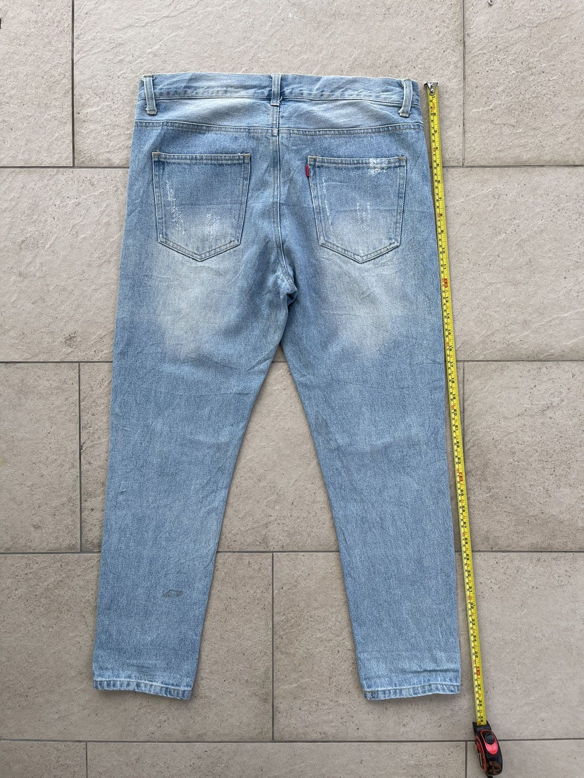 Other 🔥 Continental Distressed Denim Streetwear Jeans W34🔥 Size US 34 / EU 50 - 4 Thumbnail
