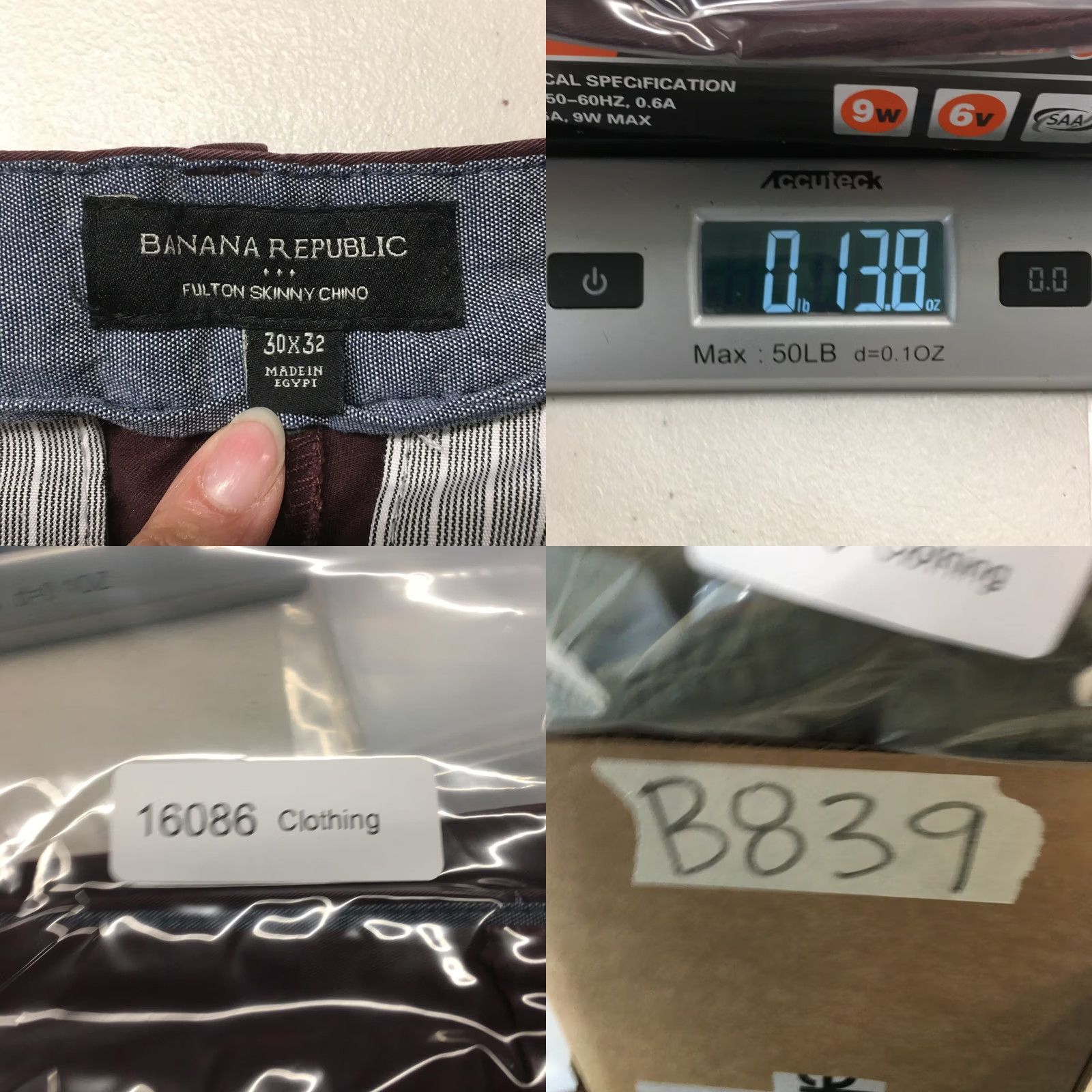 Banana Republic Banana Republic Pants Mens 30 Purple Fulton Skinny Chino 30x32 actual 32x30 Zip Size US 30 / EU 46 - 9 Thumbnail