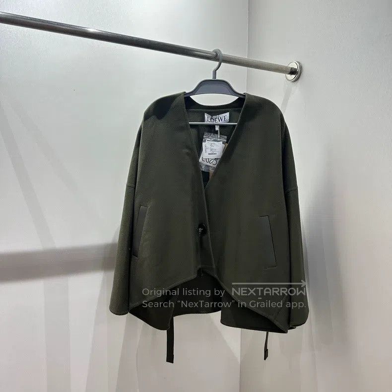 Loewe Wool and Cashmere Cape Coat