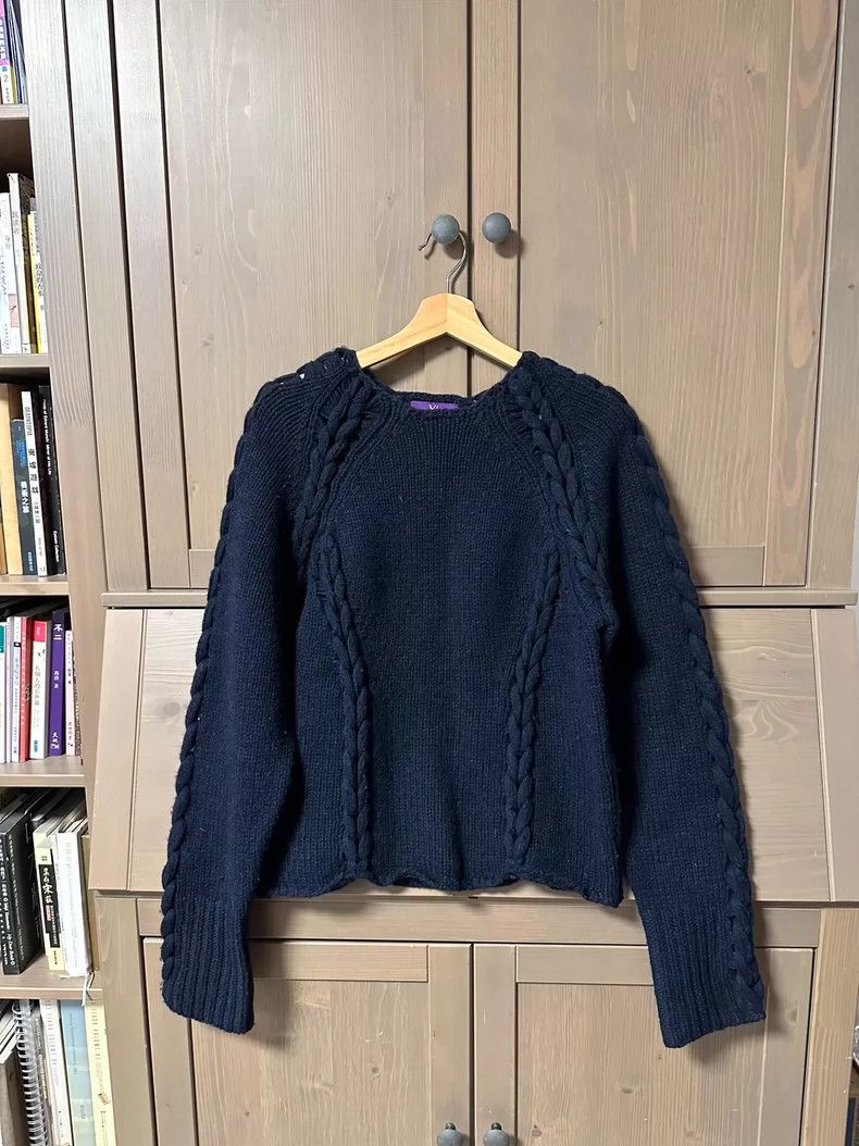 Yohji Yamamoto Yohji Yamamoto size 2 All-wool pullover with cutout stitch Size M / US 6-8 / IT 42-44 - 2 Thumbnail