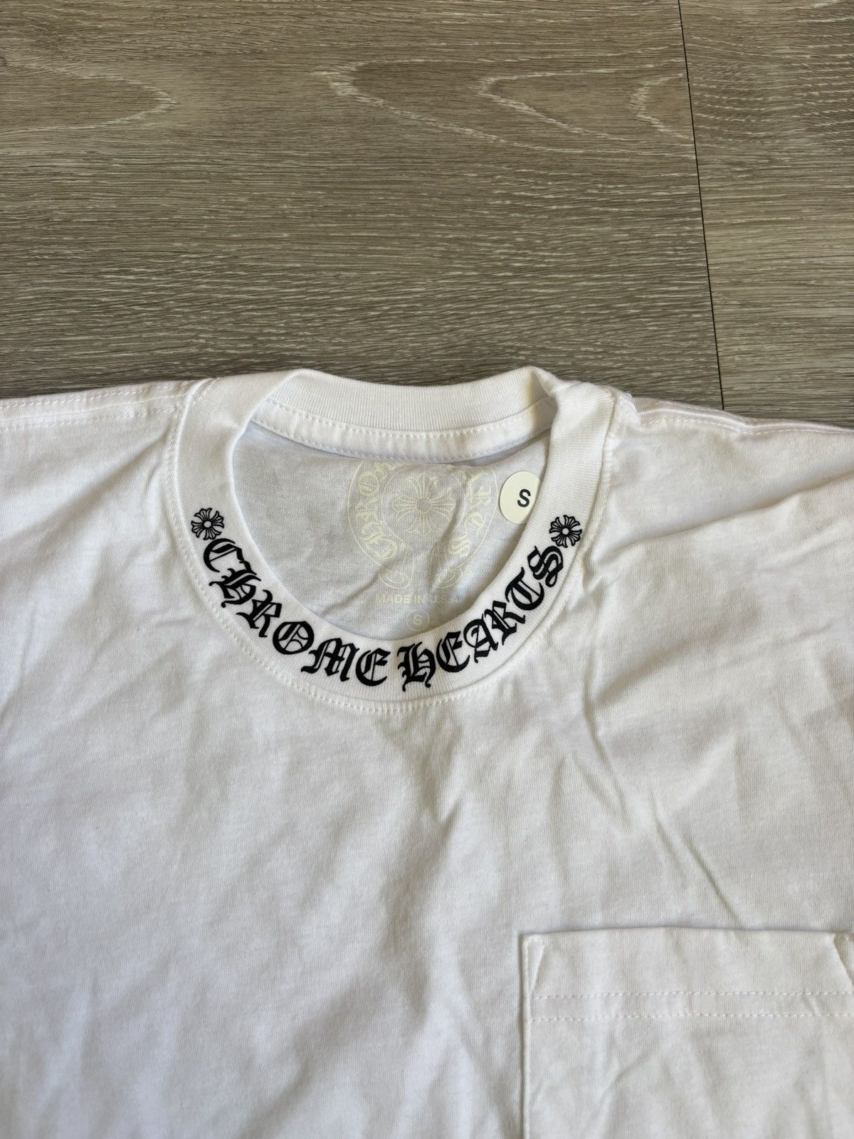 Chrome Hearts Chrome Hearts Neck Logo Tee Size US S / EU 44-46 / 1 - 3 Thumbnail