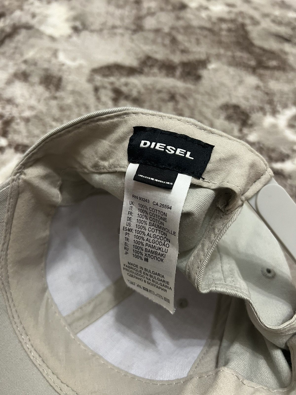 Diesel Vintage Diesel y2k Avant garde Big logo cap Size ONE SIZE - 6 Thumbnail