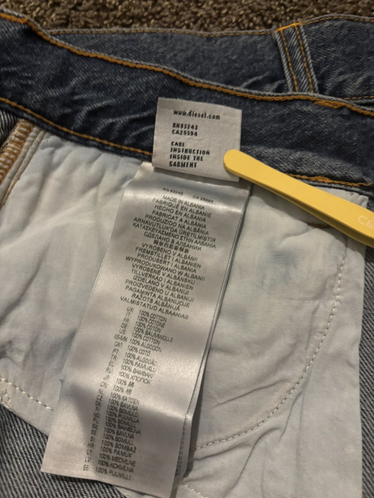 Designer × Diesel DIESEL WOMEN SHORTS 🩳 Size 30" / US 8 / IT 44 - 4 Thumbnail