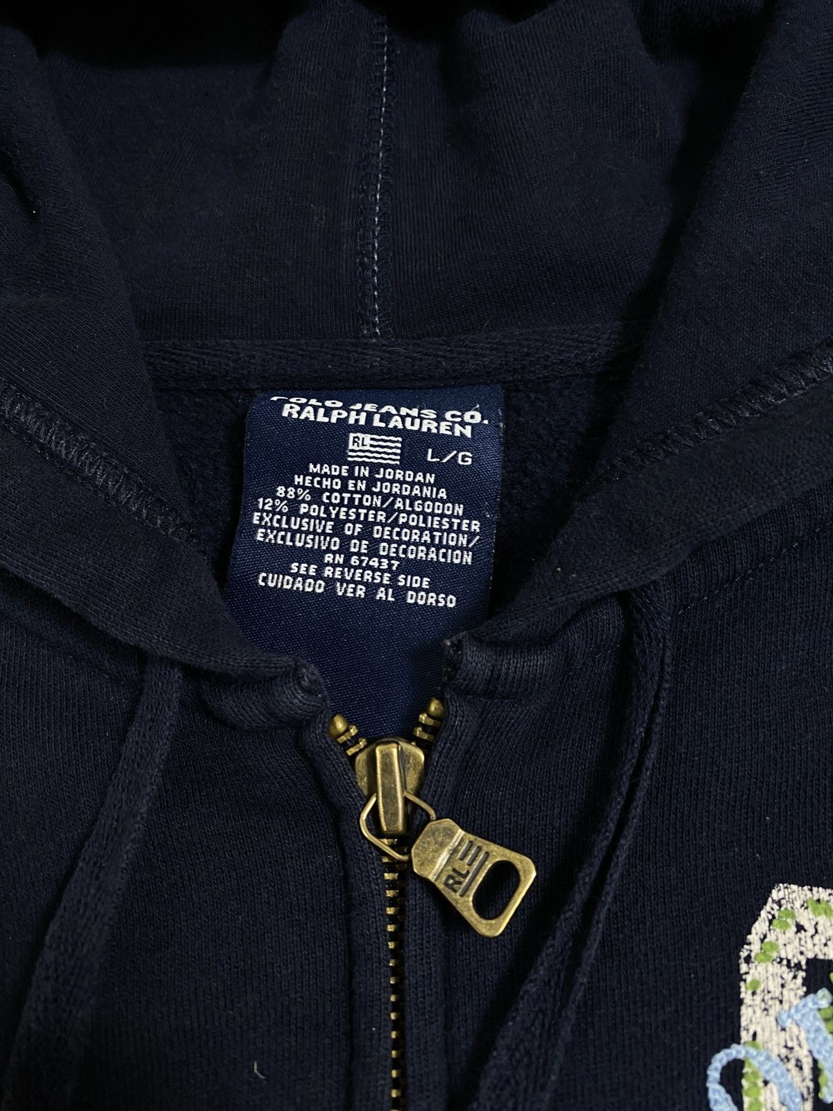 Polo Ralph Lauren Vintage Polo Jeans Co. Ralph Lauren Y2K Zip Up Hoodie L Size L / US 10 / IT 46 - 3 Thumbnail