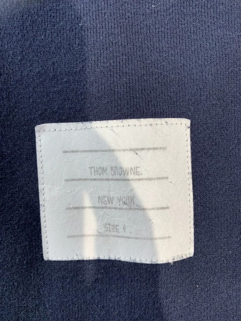 Thom Browne Thom Browne Round neck hoodie Size US XL / EU 56 / 4 - 3 Thumbnail