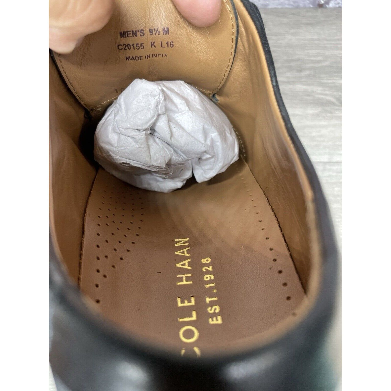 Cole Haan Cole Haan 1928 Black Leather Cap Toe Oxfords Casual Shoes Me Size US 9.5 / EU 42-43 - 8 Thumbnail