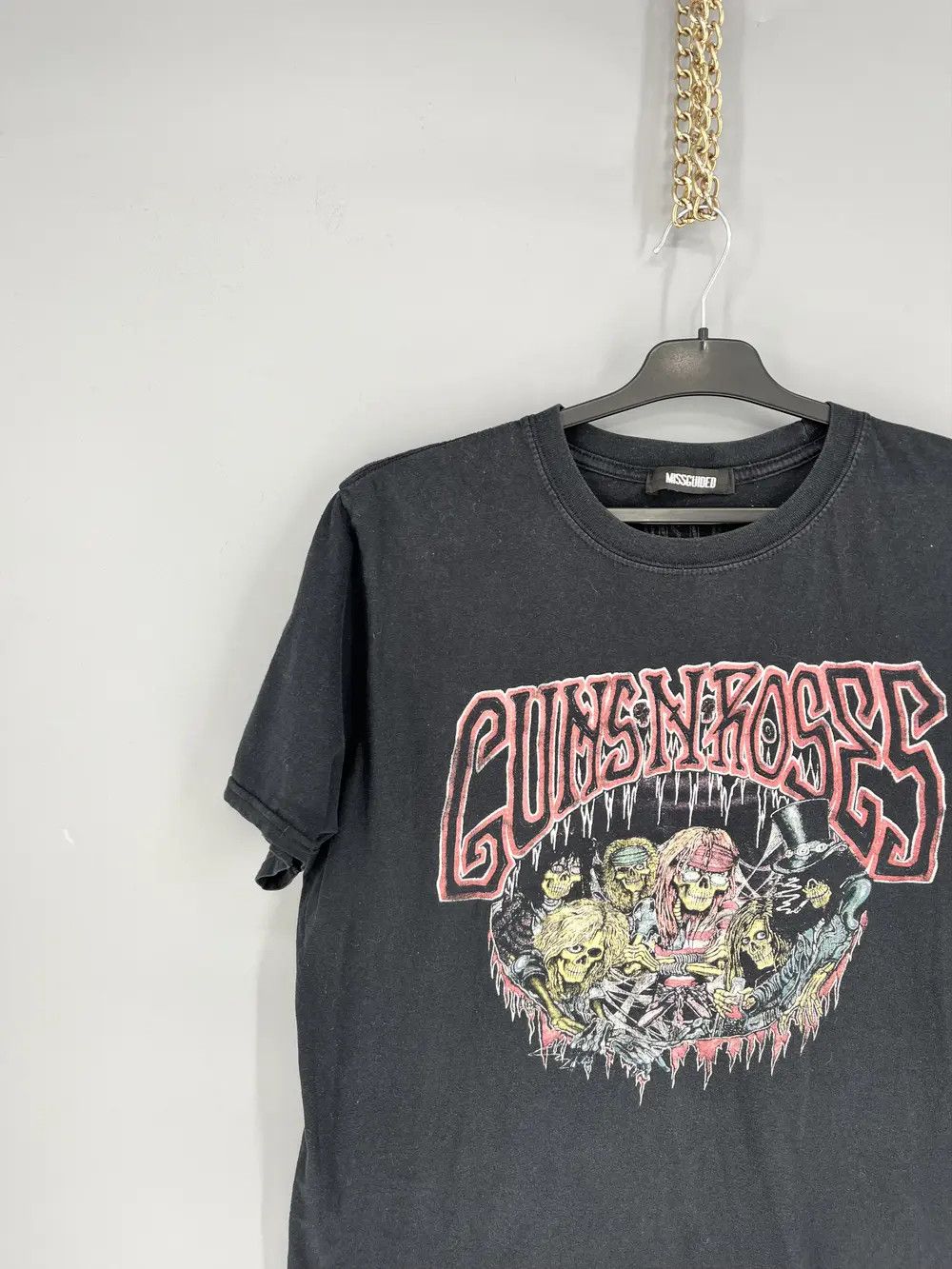 Band Tees Vintage Guns N’ Roses 🌹 Big Logo Double Sided T-Shirt Size US L / EU 52-54 / 3 - 4 Thumbnail