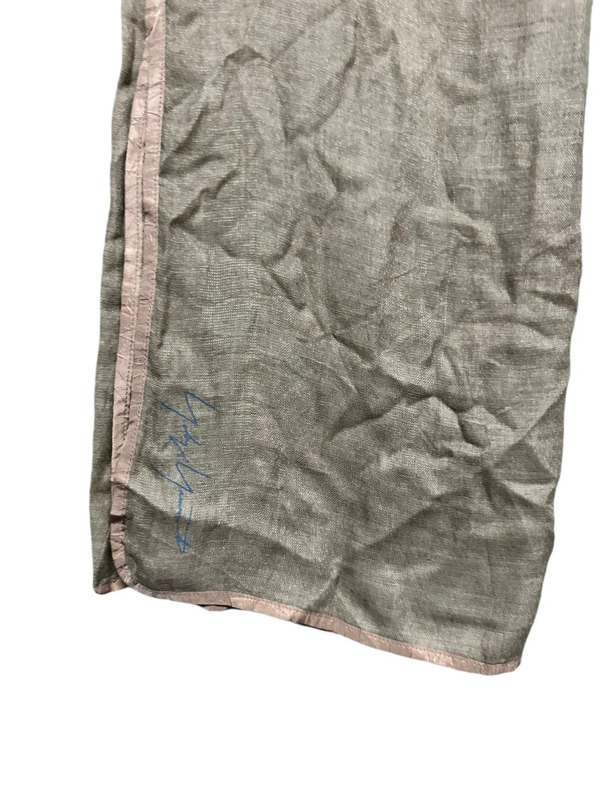 Yohji Yamamoto Yohji Yamamoto Natural Beige Cashmere Scarf Size ONE SIZE - 6 Thumbnail