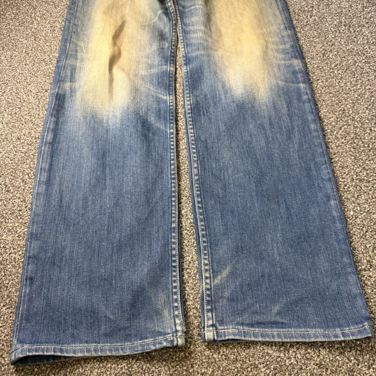 Beauty Beast 🔥 Levis 502 Distressed Mud Denim Size US 33 - 5 Thumbnail