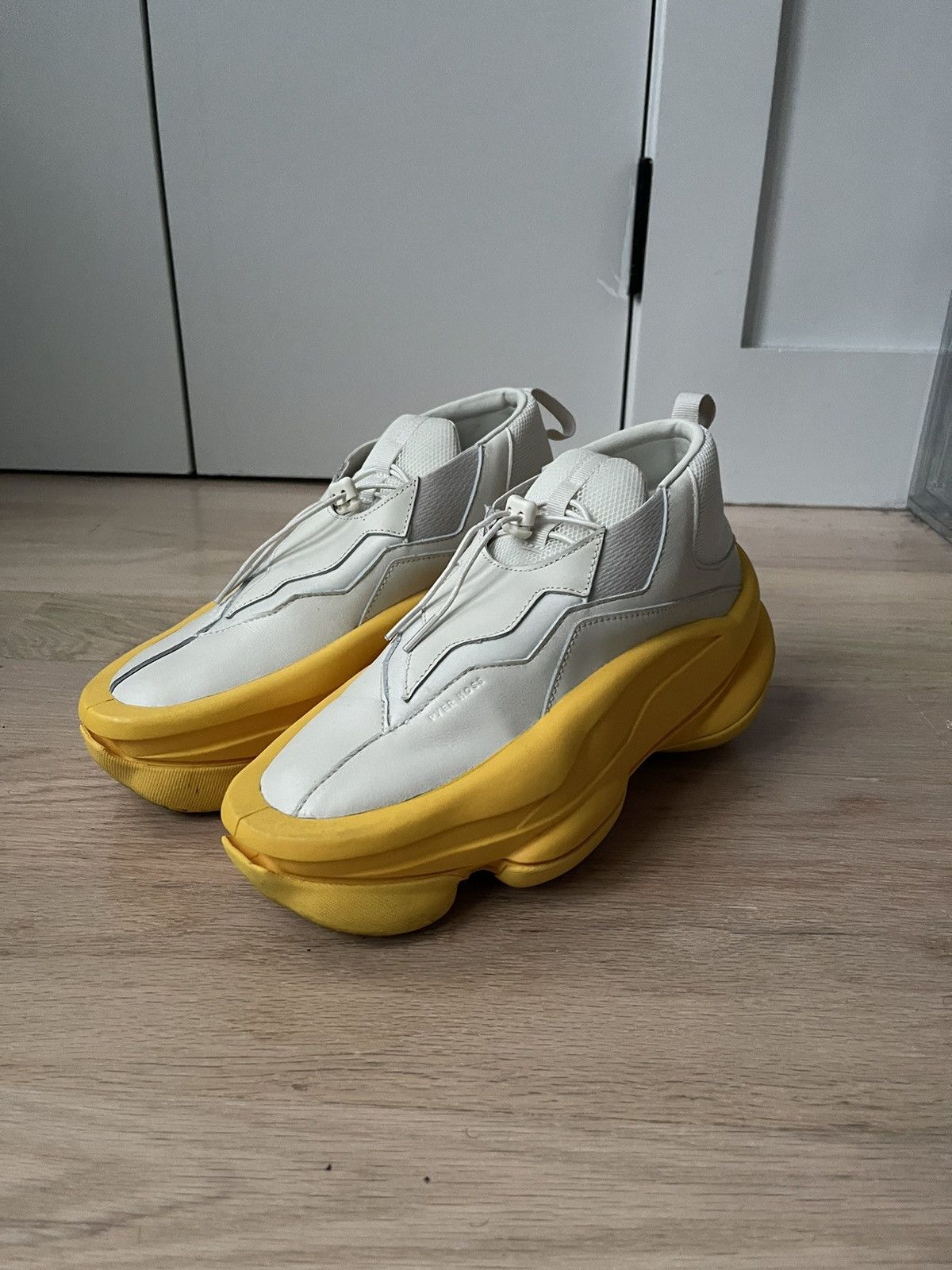 pyer moss sculpt white yellow