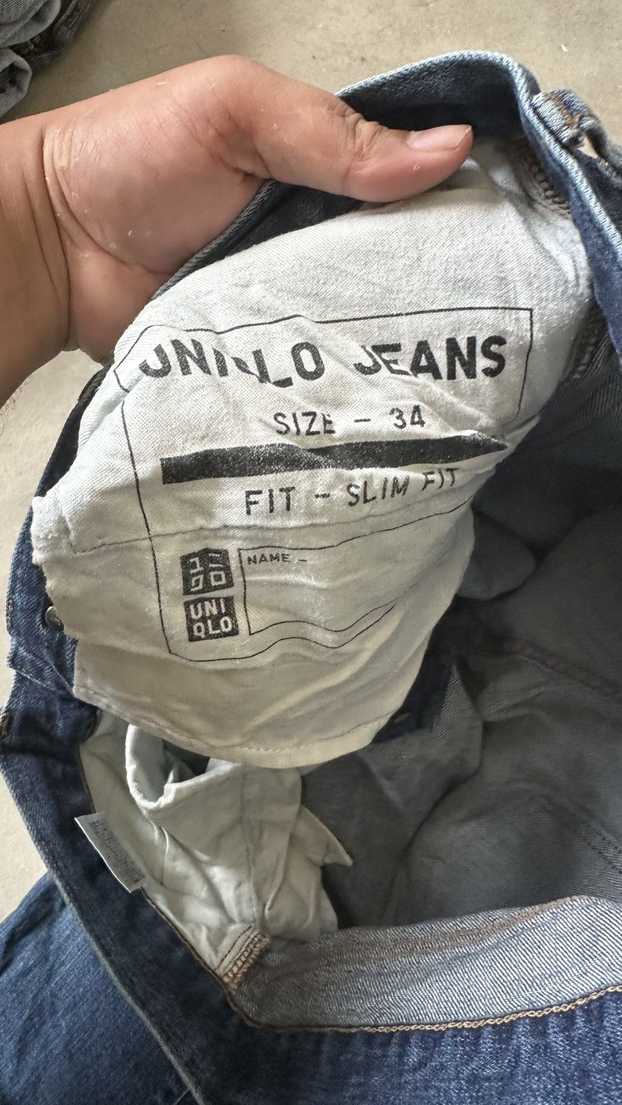 Japanese Brand VINTAGE UNIQLO JAPAN SELVEDGE DENIM PANT Size US 36 / EU 52 - 8 Thumbnail