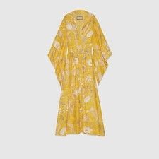 Gucci o1la5ras0526 Floral Print Silk Dress in Multicolor Size M / US 6-8 / IT 42-44 - 1 Preview