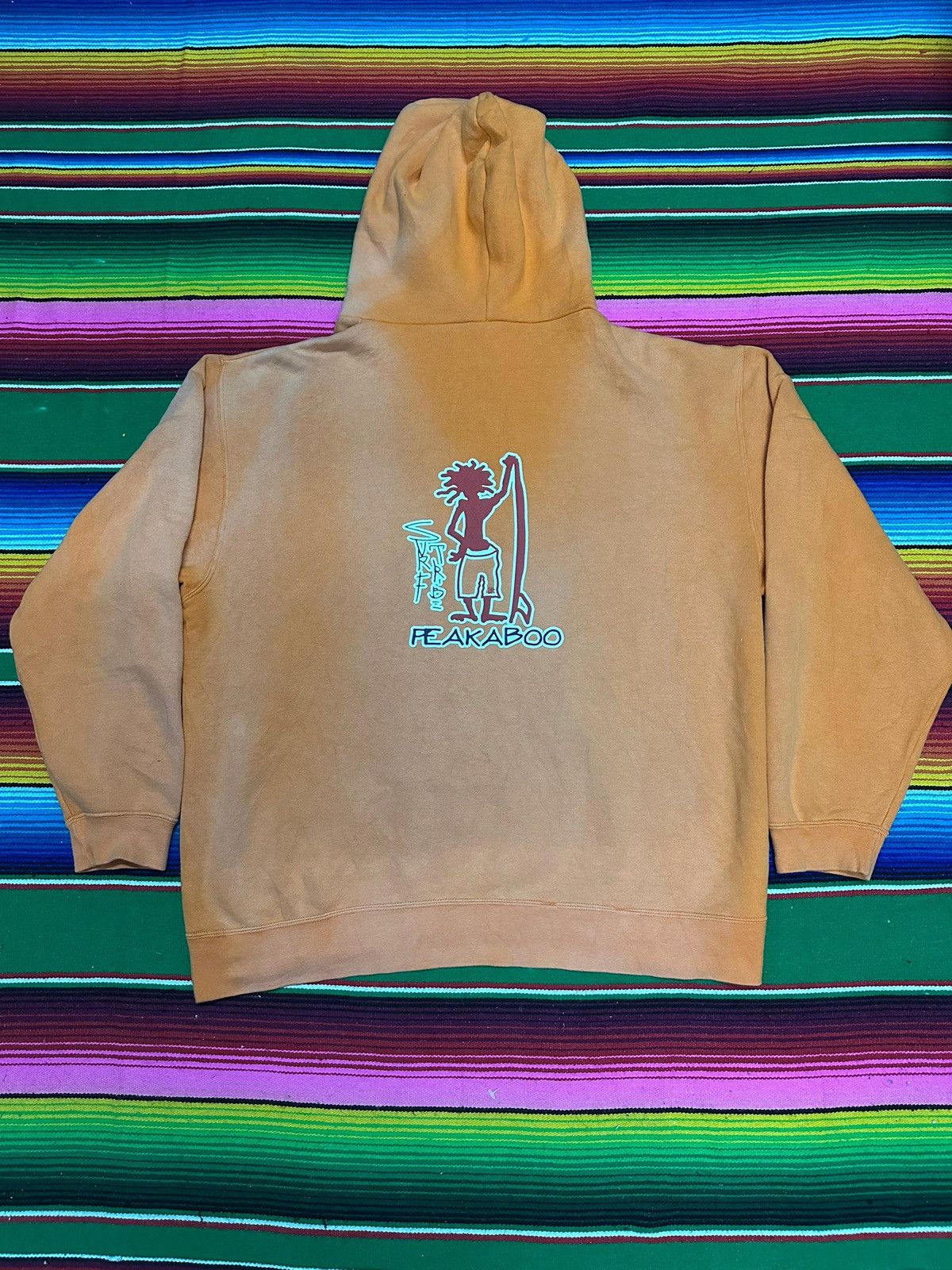 Vintage 💥Surf Peakaboo💥 Pekaboo Crazy Design Faded💥 Size US M / EU 48-50 / 2 - 3 Thumbnail