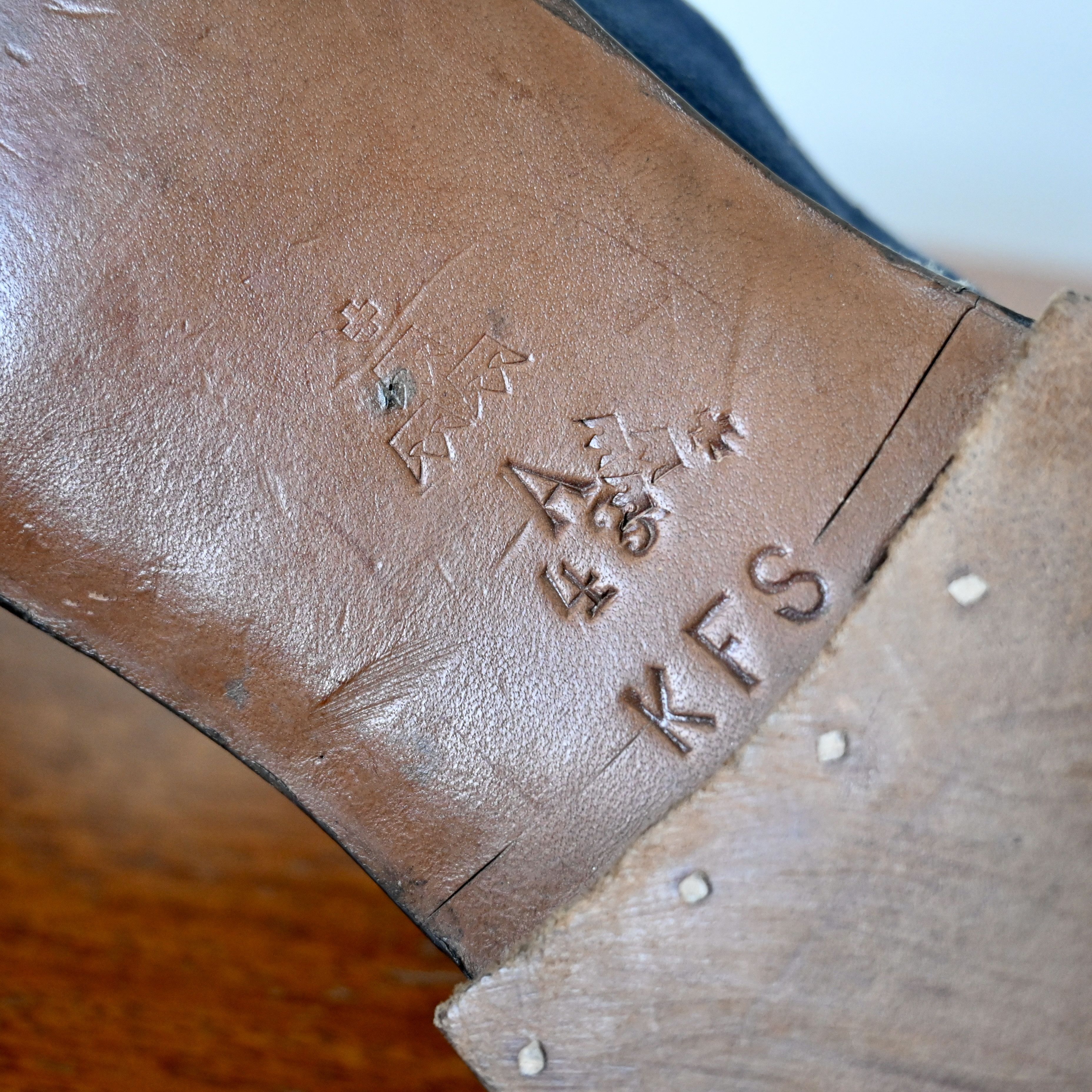 Vintage DEADSTOCK, 1920s-30s Swedish Military "gym trainer", 43 Size US 9.5 / EU 42-43 - 10 Thumbnail