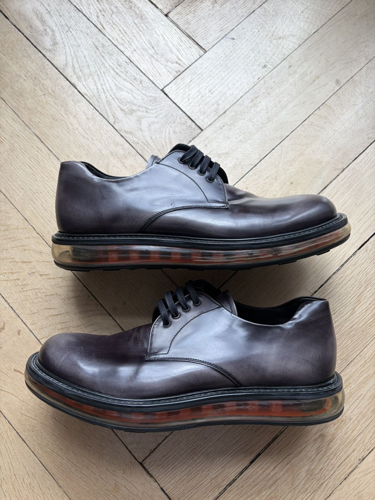 Prada Avant garde PRADA air sole derby Size US 10 / EU 43 - 1 Thumbnail