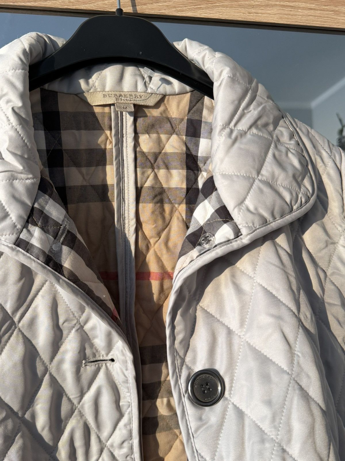 Burberry Vintage jacket quilted burberry brit gray medium Size M / US 6-8 / IT 42-44 - 7 Thumbnail