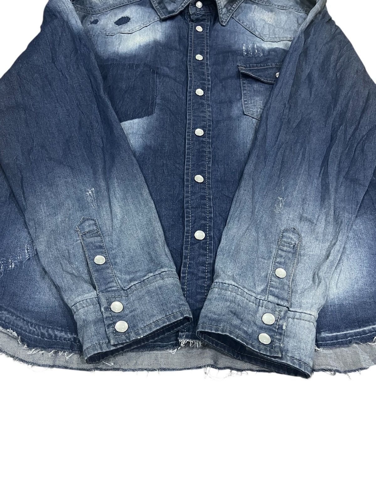 In The Attic Vintage in the attic denim button up long sleeve shirt Size US L / EU 52-54 / 3 - 14 Thumbnail