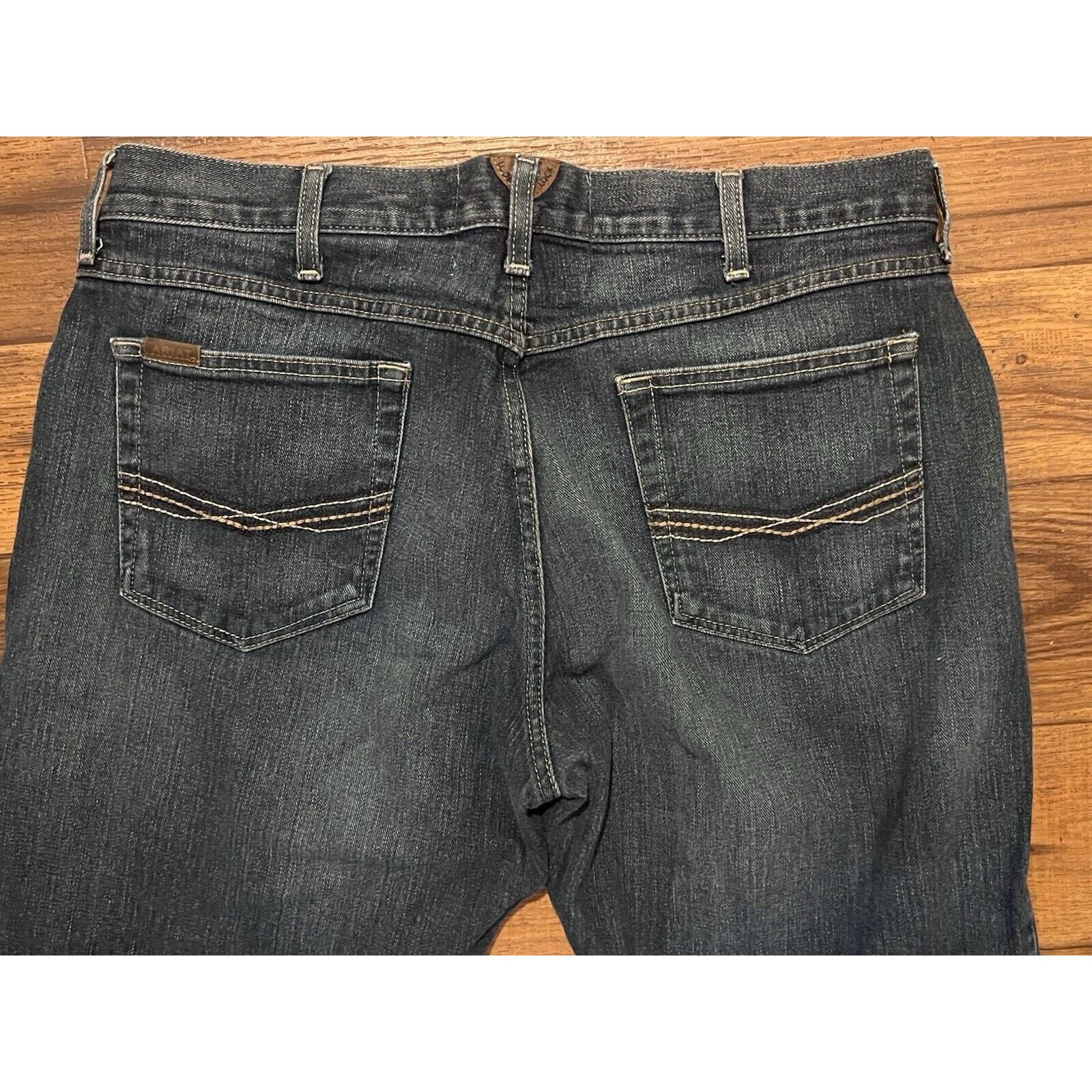 Ariat Ariat M5 Slim Straight Jeans Mens 36x32* Blue Denim Size US 36 / EU 52 - 7 Thumbnail