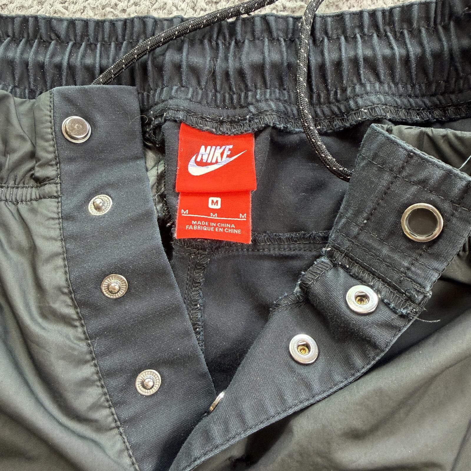 Nike Nike Air Jogger Pants Men M Black Nylon Athletic Sweatpants Size US 30 / EU 46 - 5 Thumbnail