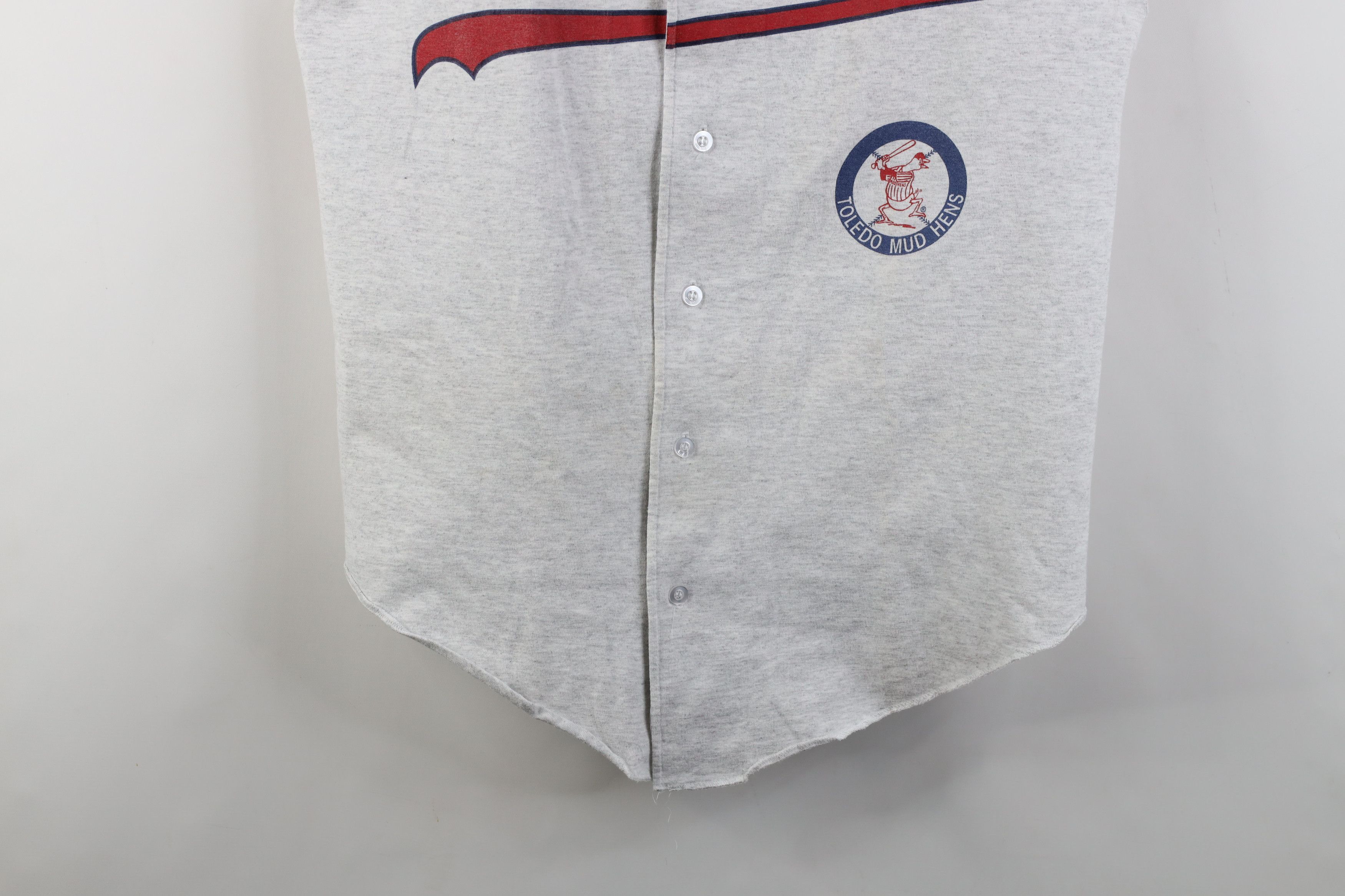 Vintage Vintage 90s Toledo Mud Hens Baseball Jersey Sleeveless USA Size US L / EU 52-54 / 3 - 3 Thumbnail