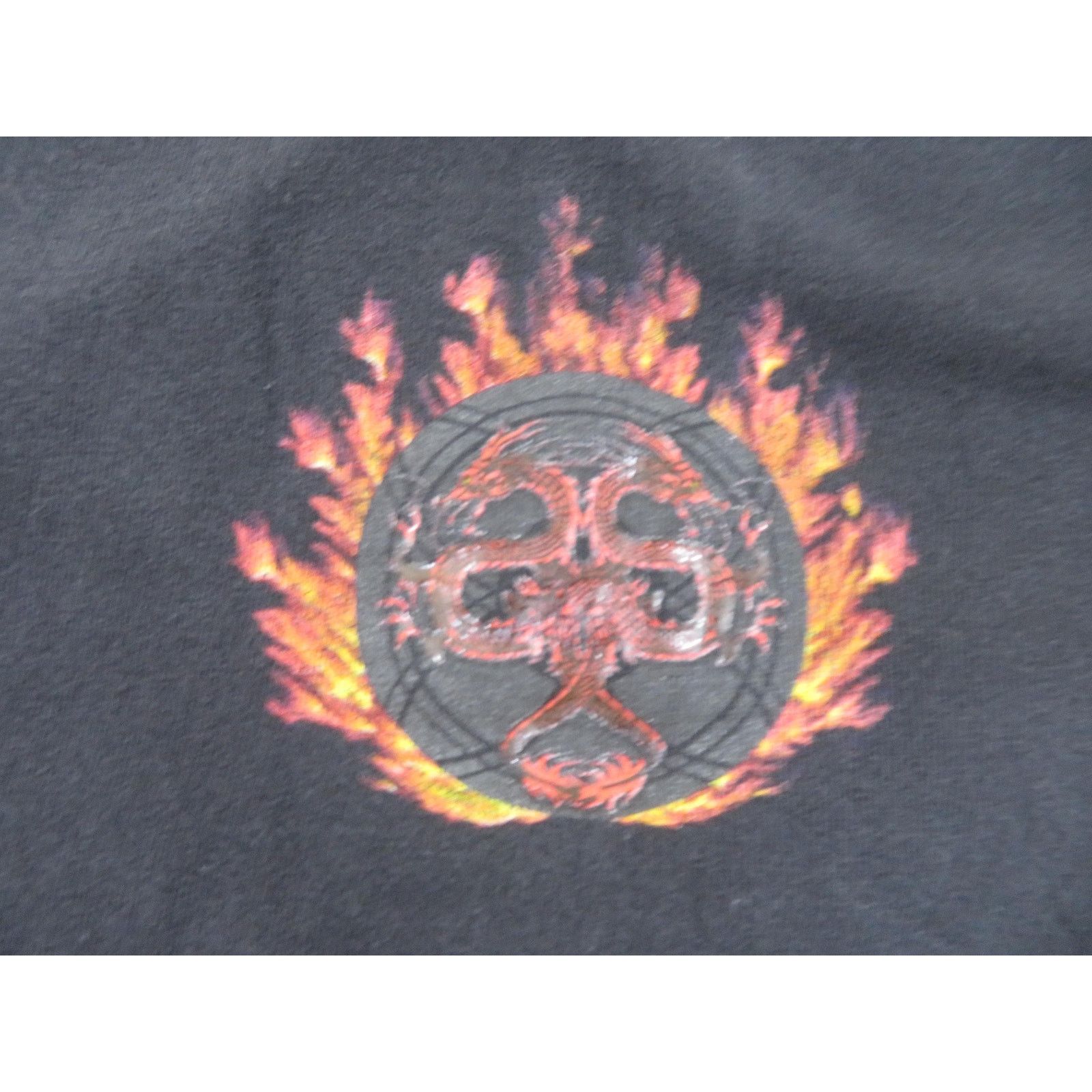 Giant Dragon Double Sided Graphic Black T-shirt, Size XL Y2K Size US XL / EU 56 / 4 - 4 Thumbnail