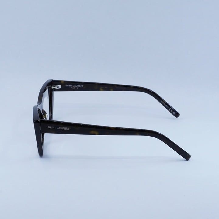 Saint Laurent Paris New Saint Laurent SL276 MICA OPT 004 Eyeglasses - Havana Size ONE SIZE - 5 Thumbnail