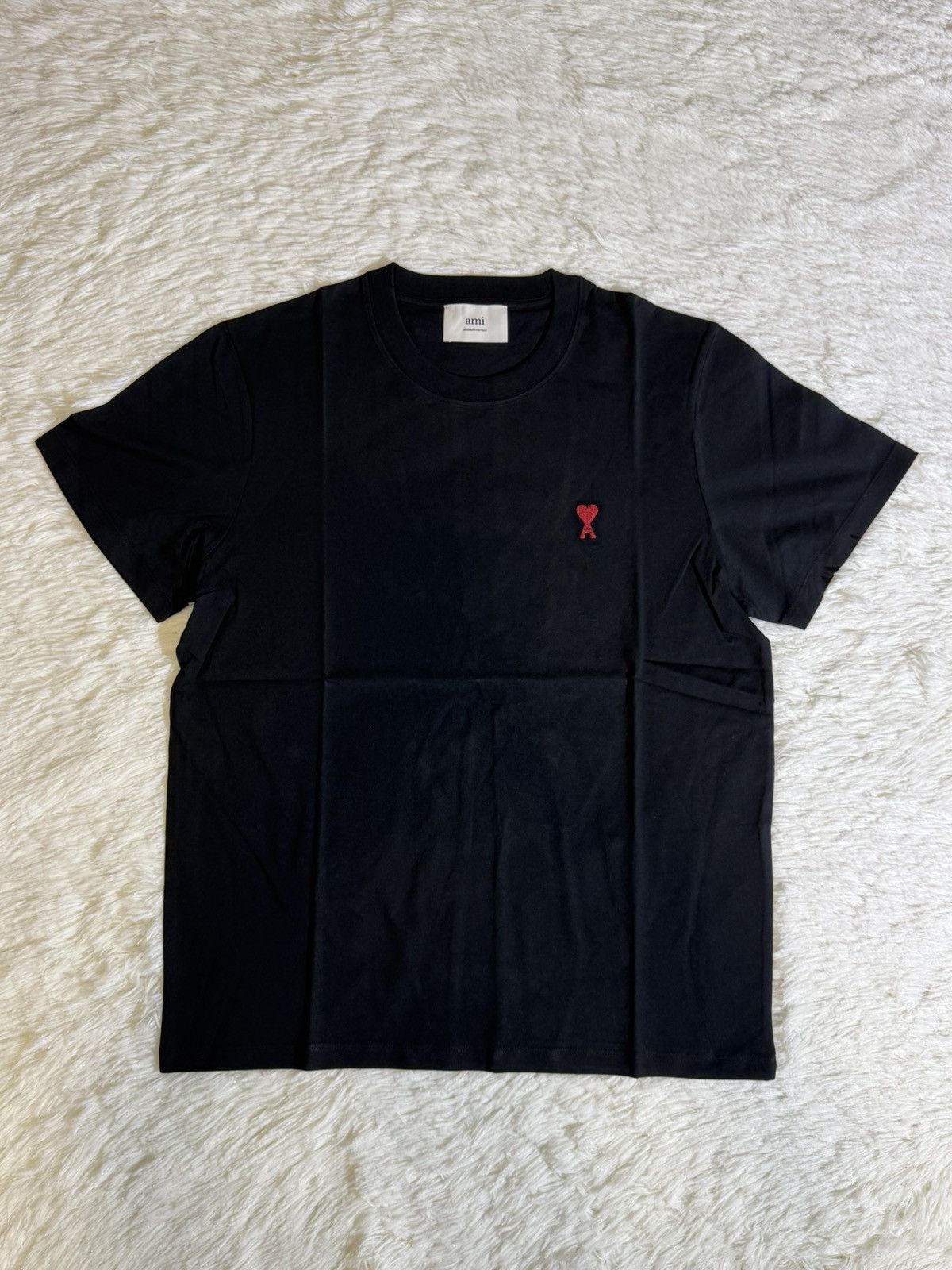 AMI Ami black t shirt Size US XL / EU 56 / 4 - 2 Thumbnail