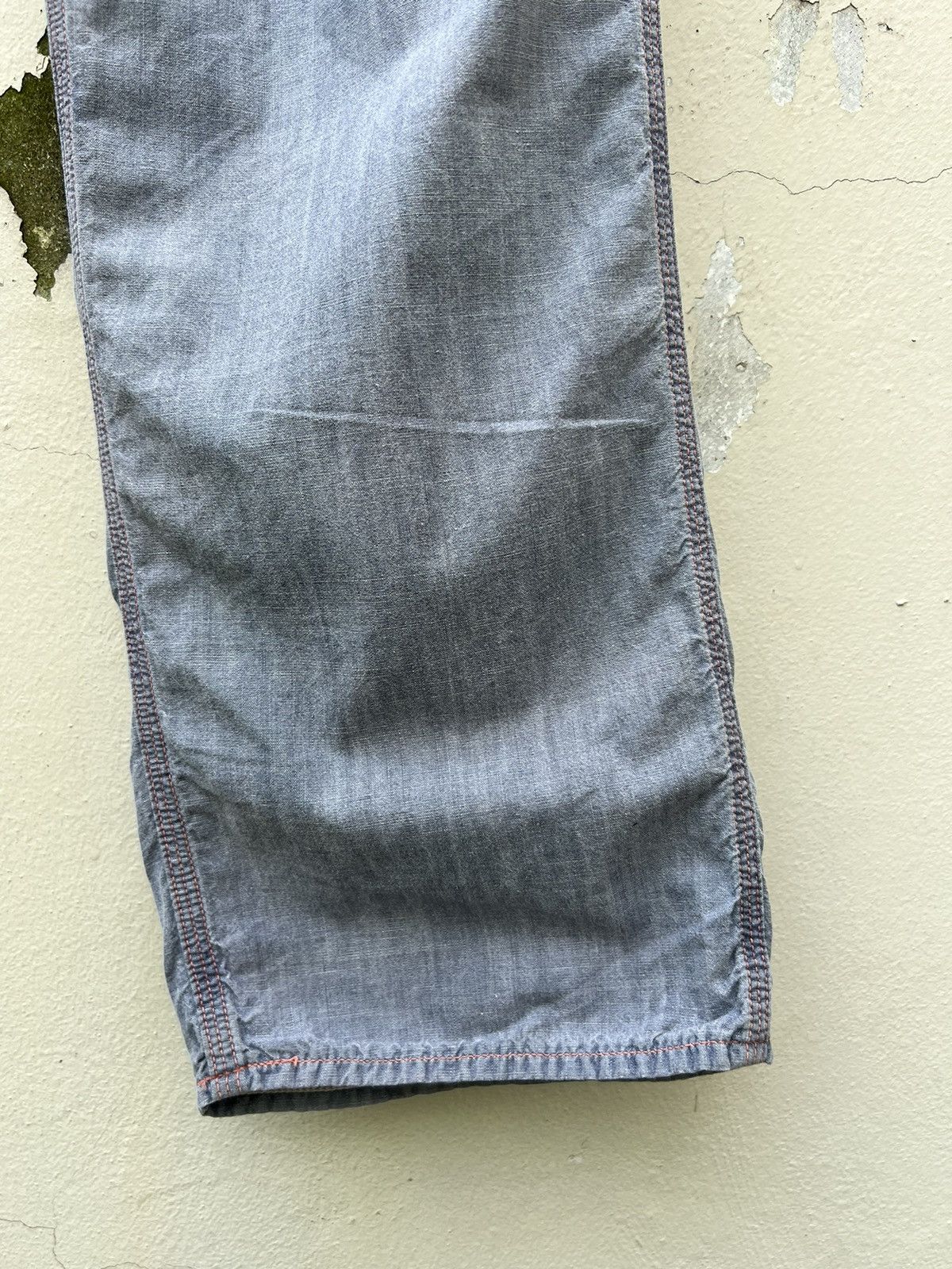 Orslow Vintage Orslow Sun Fade Chambray Carpenter Work Pant Size US 31 - 14 Thumbnail