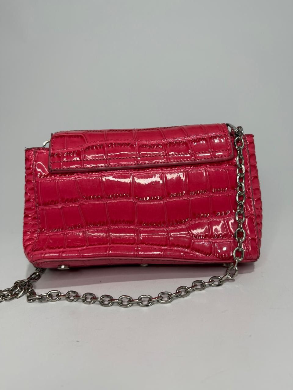 Vivienne Westwood Vivienne Westwood Pink Small Patent Leather Hazel Handle Bag Size ONE SIZE - 3 Thumbnail