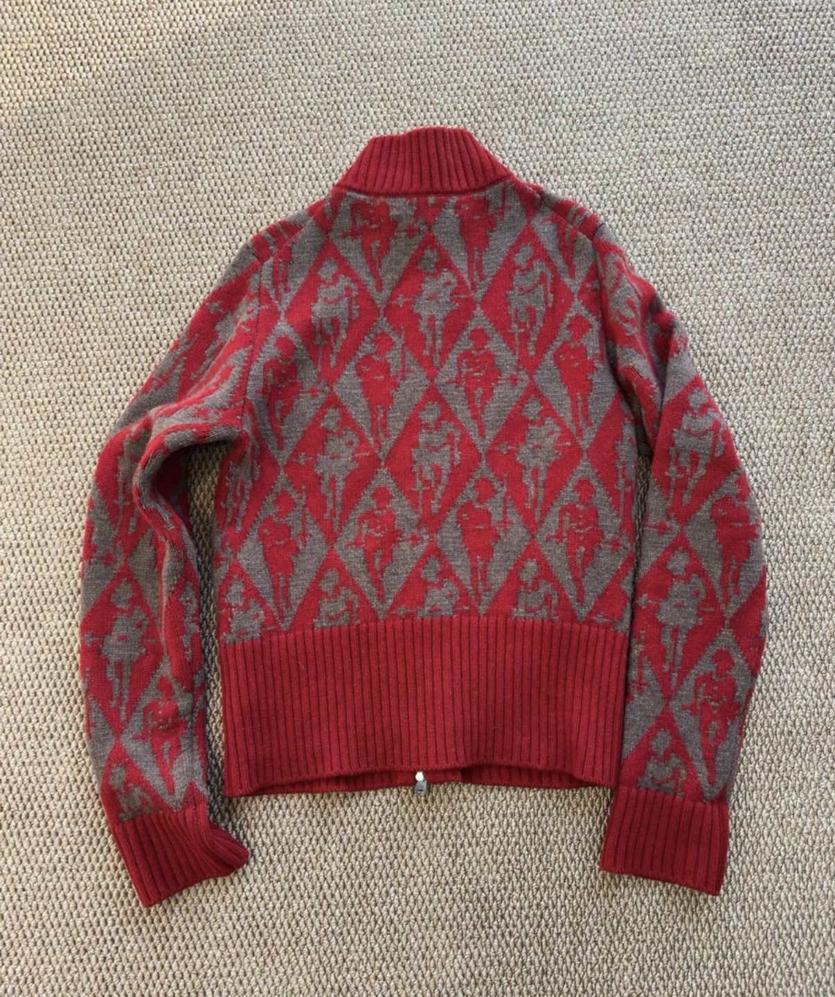 Stefan Cooke Stefan Cooke British Figure Zip-Up Cardigan K23 Size US S / EU 44-46 / 1 - 6 Thumbnail