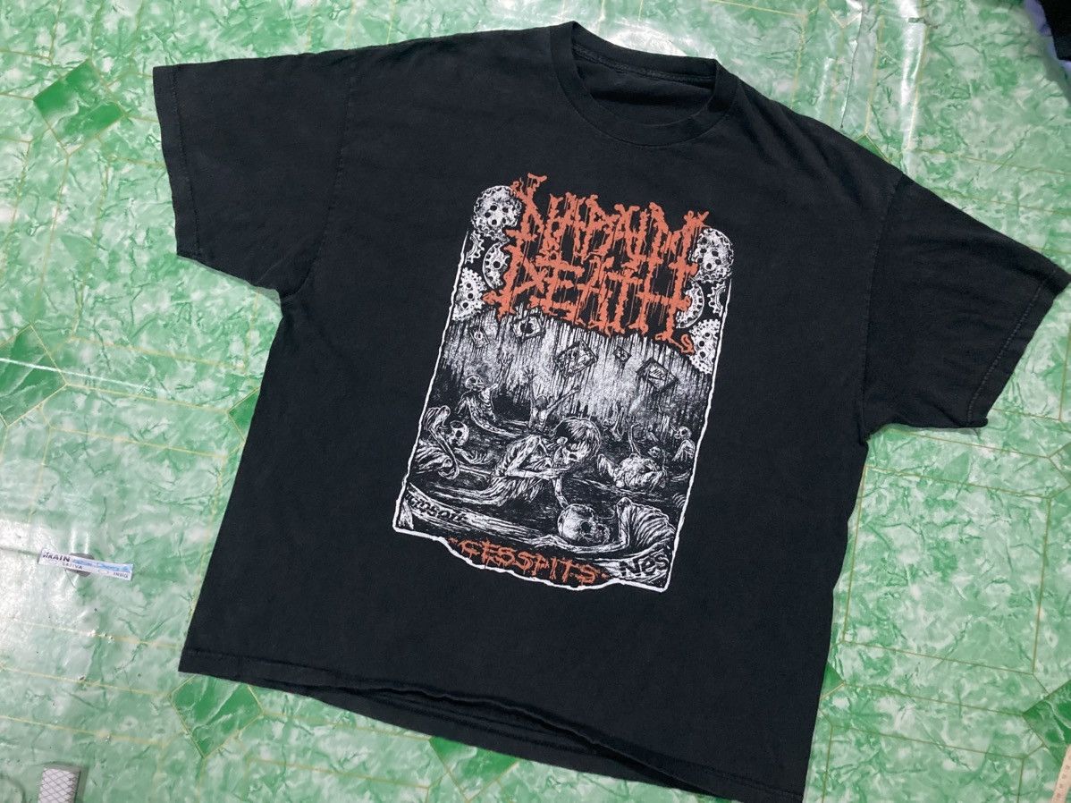 Band Tees × Vintage Vintage T-shirt Napalm Death Size XL / US 12-14 / IT 48-50 - 1 Thumbnail