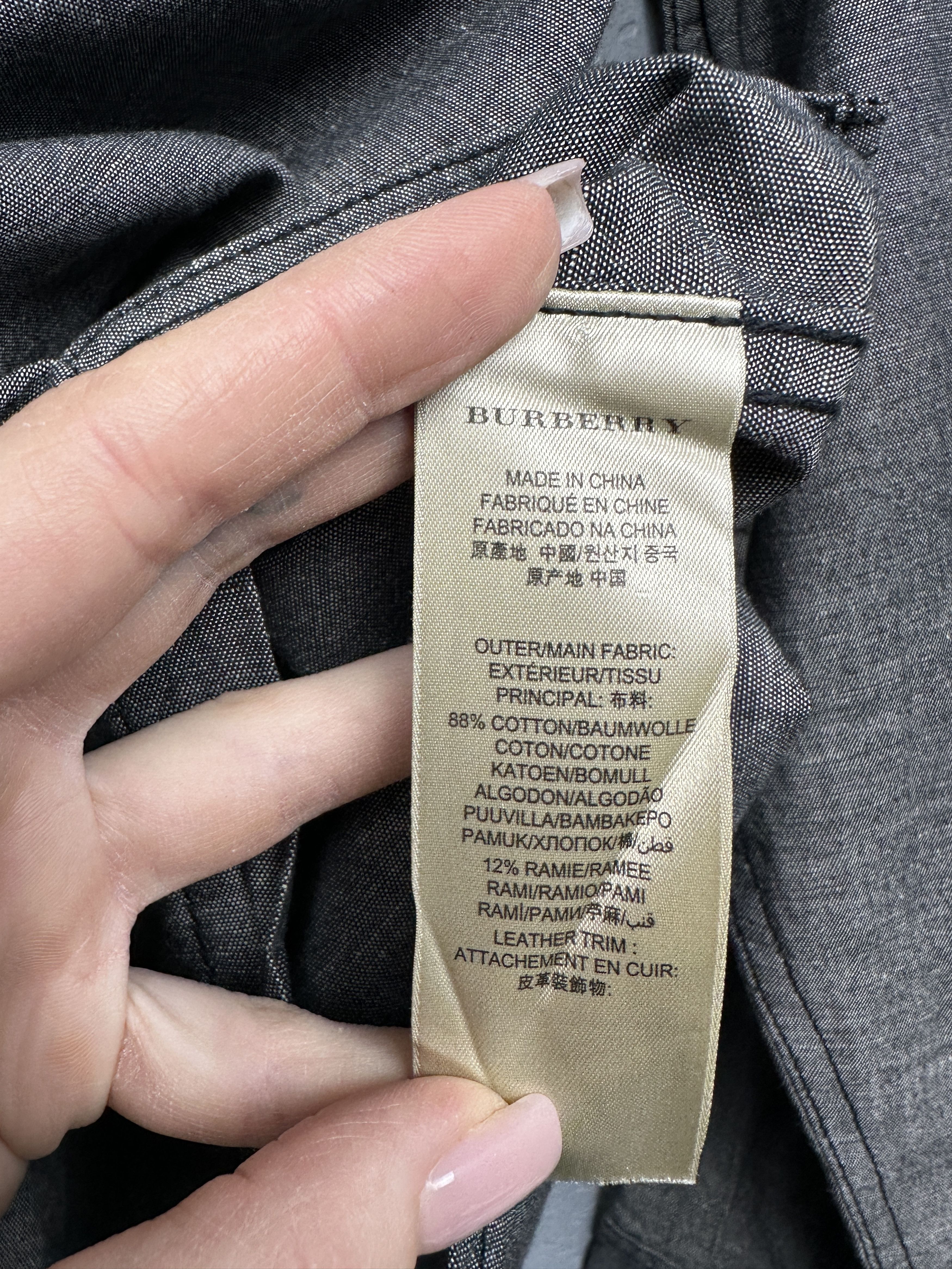 Burberry Burberry Brit Mens Long Sleeve Shirt Size US M / EU 48-50 / 2 - 7 Thumbnail