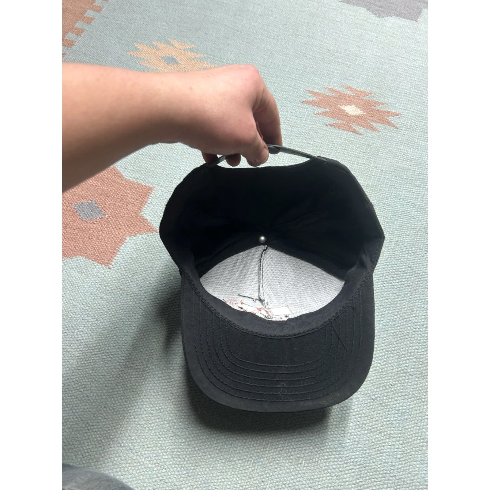 Vintage VINTAGE 80s 90s Snapback Hat Cap International Truck Black Adjustable USA Made Men Adjustable Black USA Snapback Mens Hats Size ONE SIZE - 5 Thumbnail