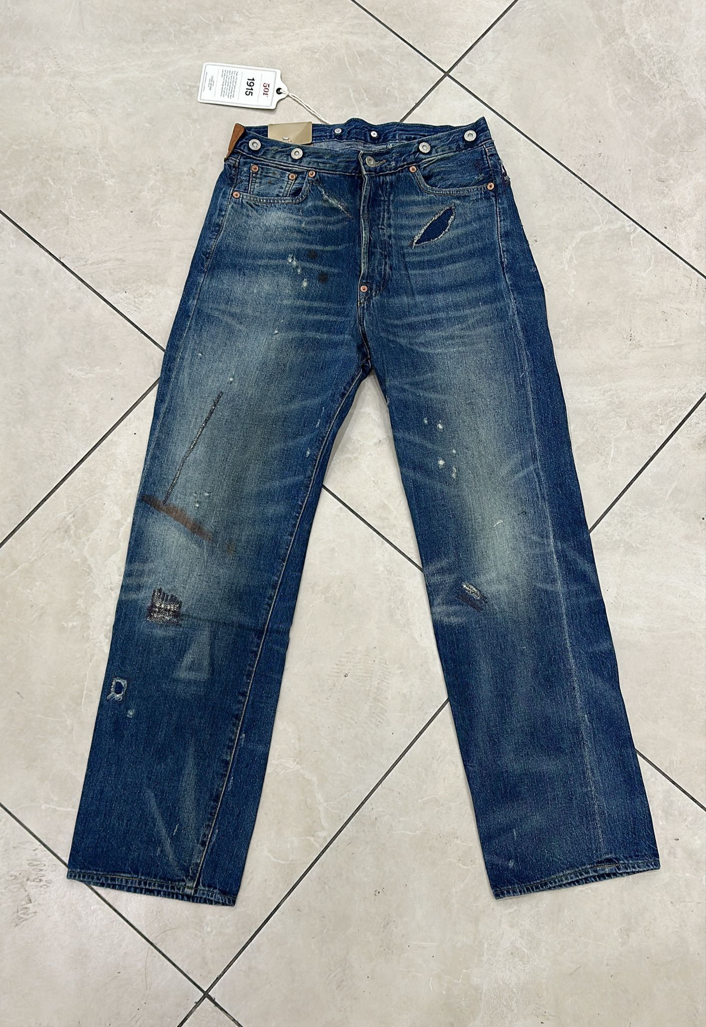 Levi's Vintage Clothing LVC Levi's Vintage Clothing 1915 501XX BigE Selvedge Jeans Size US 28 / EU 44 - 2 Thumbnail