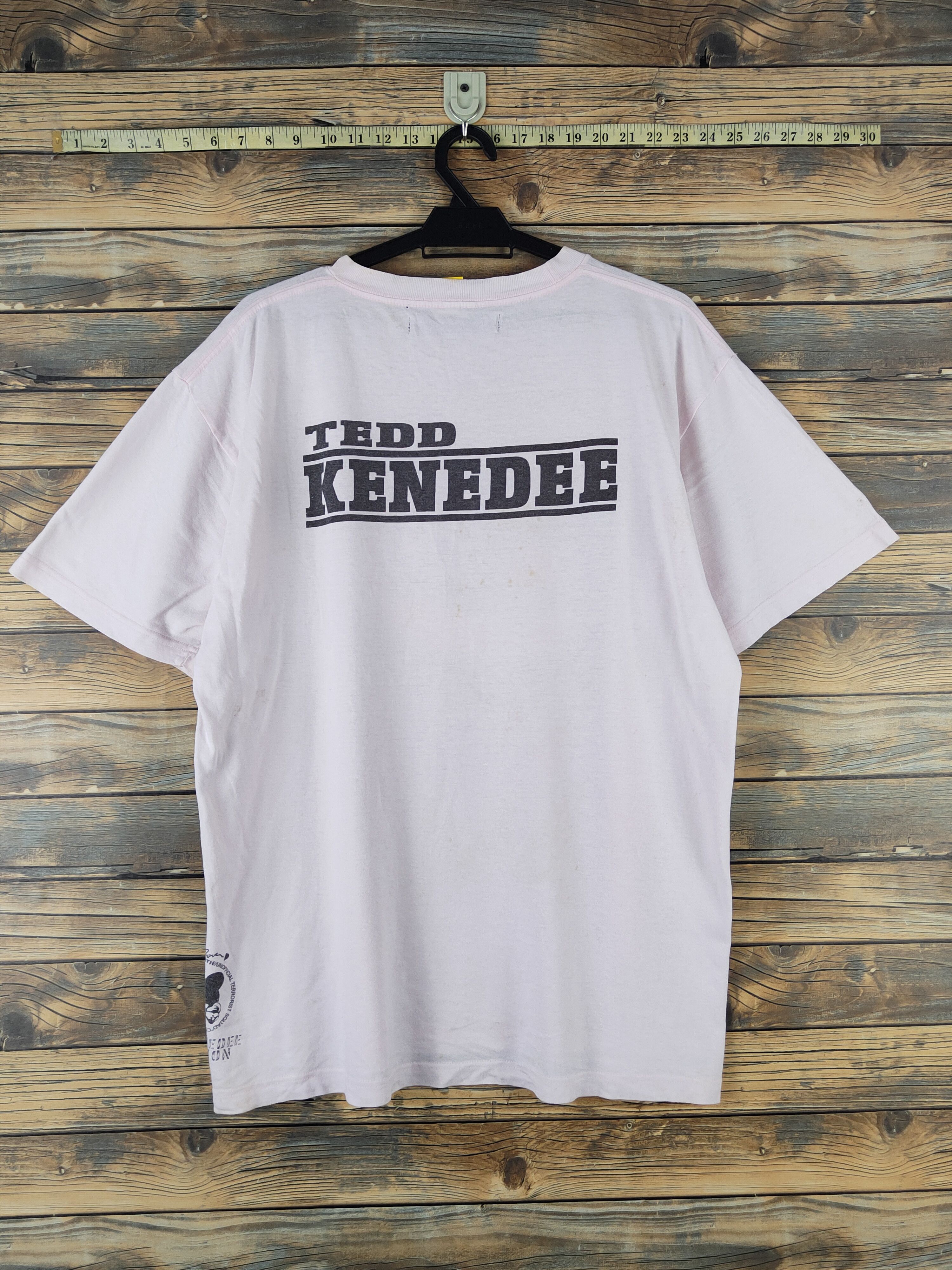 Japanese Brand DL Ted Keneddy White Short Sleeve T-shirt #1451 Size US XL / EU 56 / 4 - 9 Thumbnail