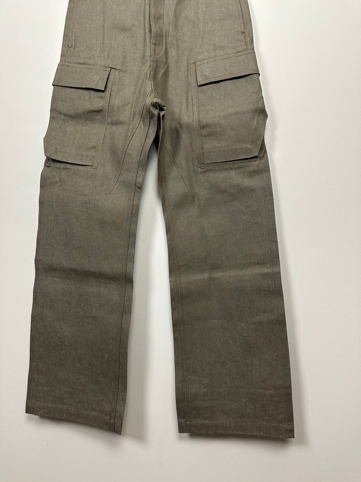 Rick Owens DRKSHDW Sage Cargo Geth Denim Size US 33 - 4 Thumbnail