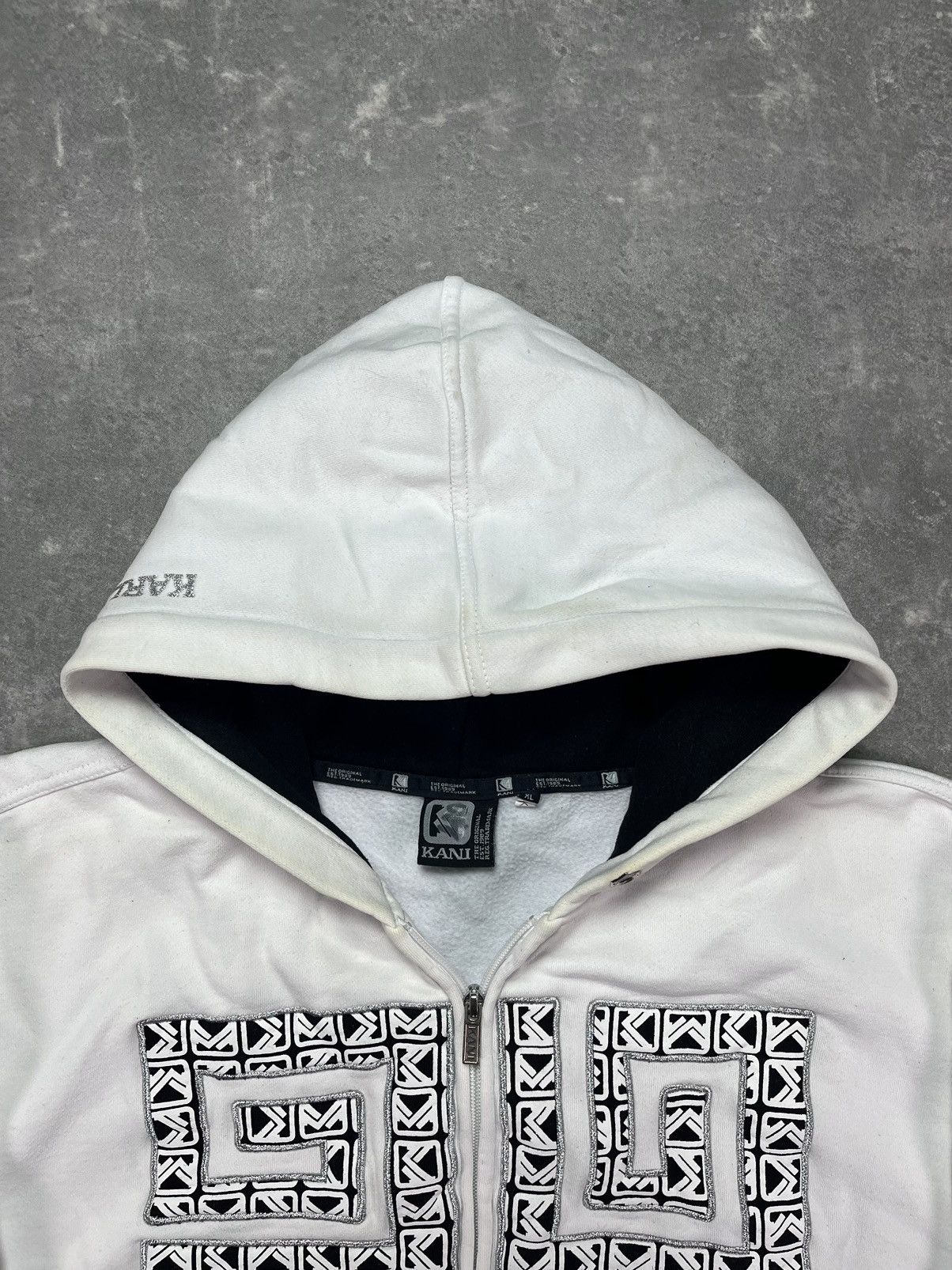Karl Kani Karl Kani Big Spirals Logo Baggy Washed Zip Hoodie XL XXL Size US XL / EU 56 / 4 - 10 Thumbnail
