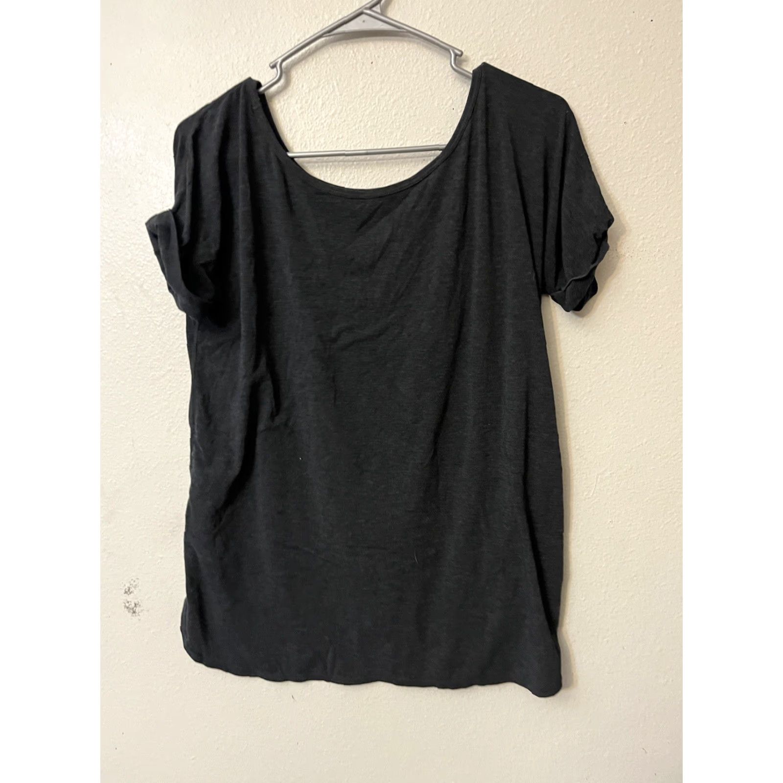 Vintage GapFit T-Shirt Woman XS Dark Gray Round Neck Solid Short Sleeve, Women, XS, Gray, GapFit, T-Shirt, Round Neck, Short Sleeve, Solid, Dark Gray Size XS / US 0-2 / IT 36-38 - 3 Thumbnail