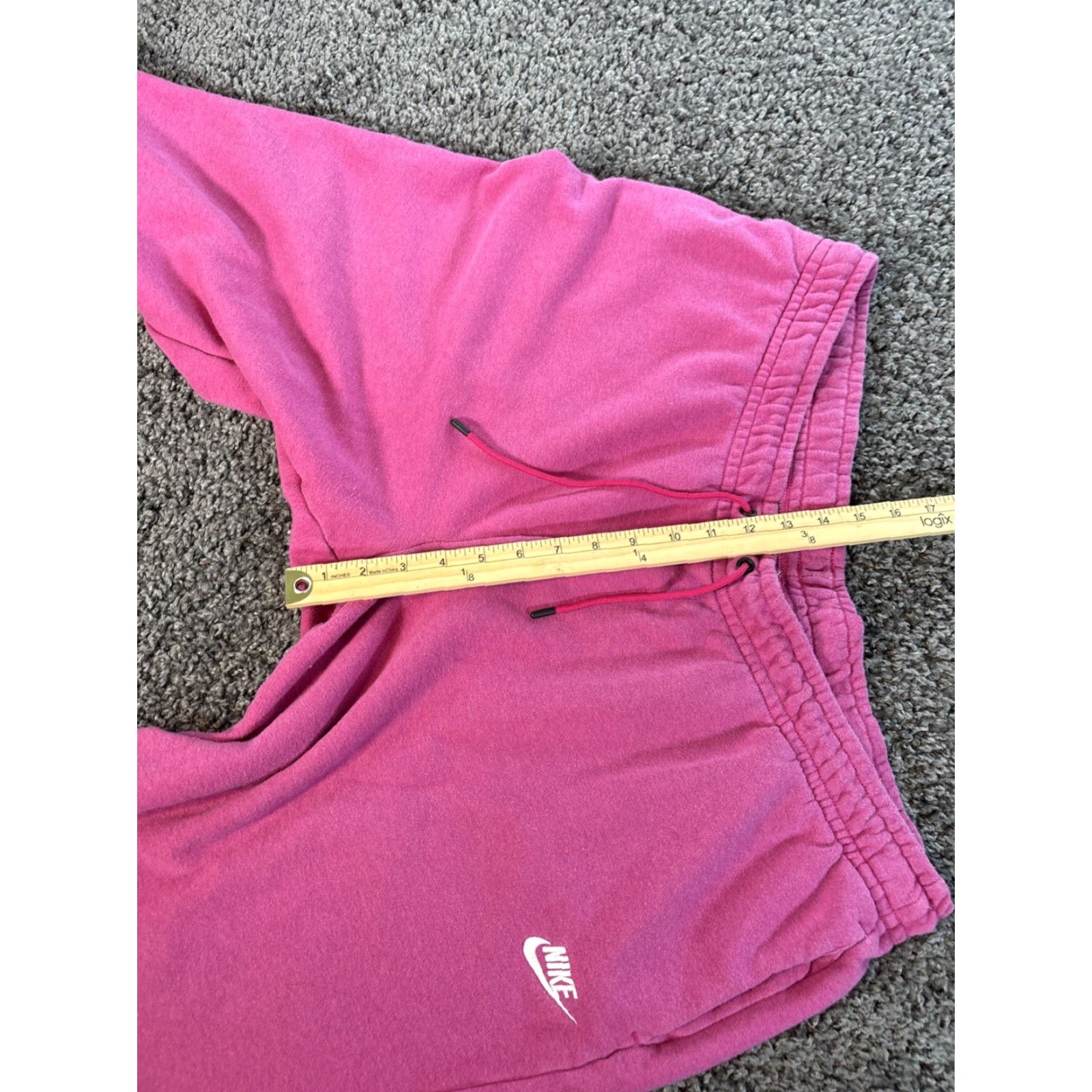 Nike Nike Pants Sweatpants Women 2XL Pink Fleece Elastic Waist Pockets Tapered Inseam 28" Regular Cross Training Gym Running BV4095-616 Size 40" / US 18 - 5 Thumbnail