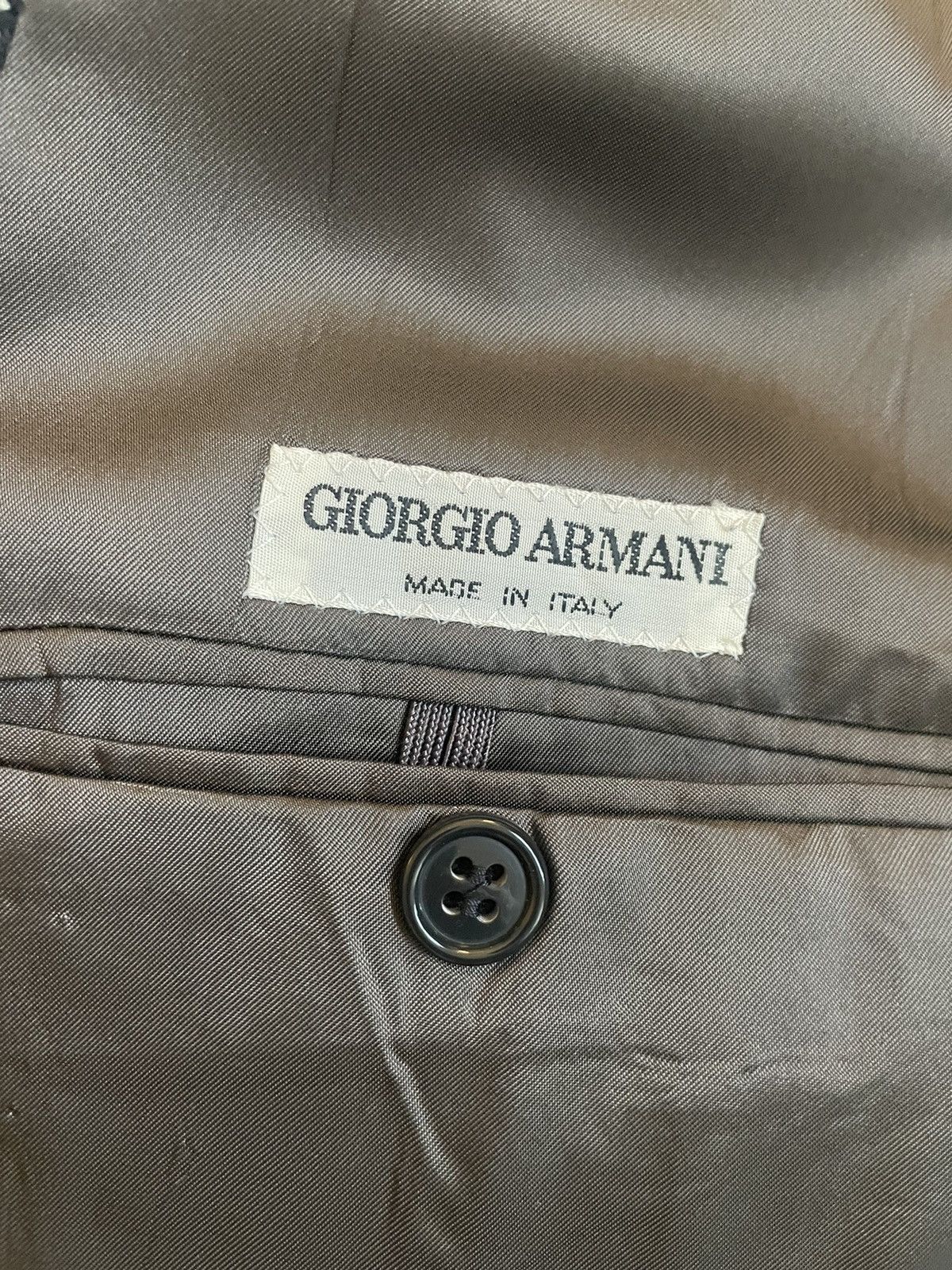Giorgio Armani Armani Check Wool Jacket Size 44L - 3 Thumbnail