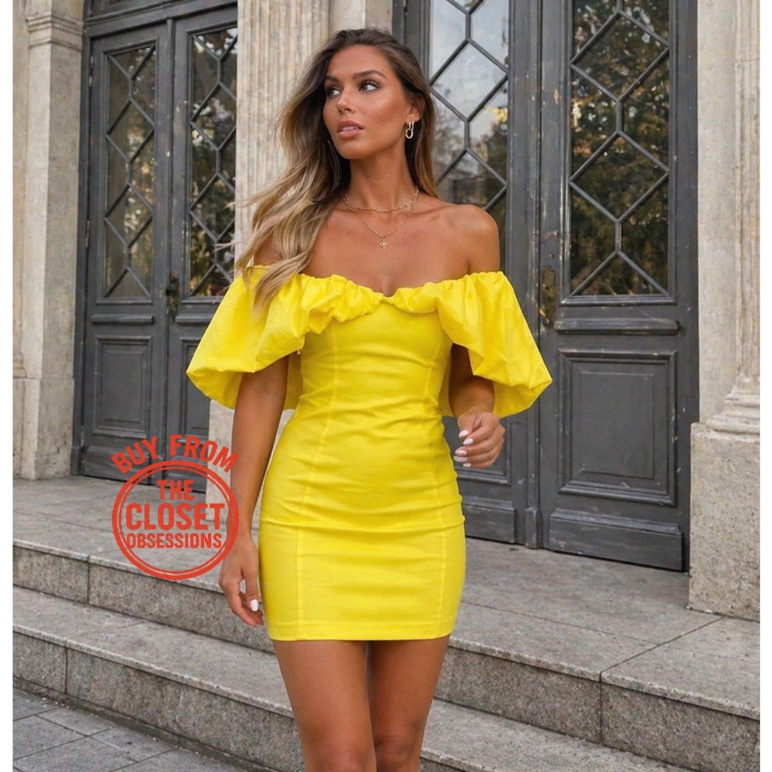 yellow mini dress zara Embellished Bandeau Cowl-Waist in Gold - 4 it features a bandeau cowl neckline and a draped overlay over the hips for flattering movement LACE STRAP MINI DRESS -