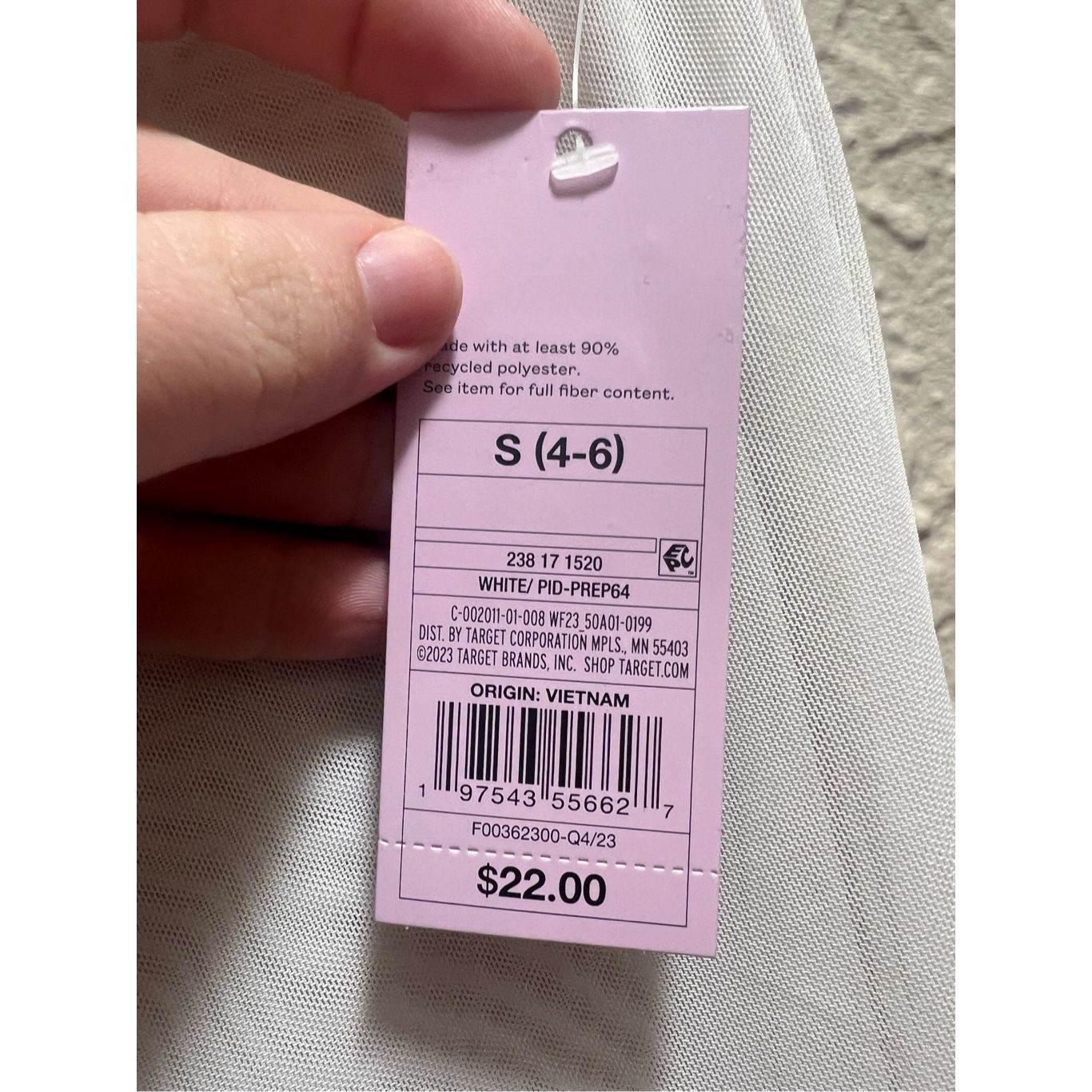Other Wild Fable White Mesh Flare Cover Up Pants Woman’s Size Smal Size 26" / US 2 / IT 38 - 4 Thumbnail