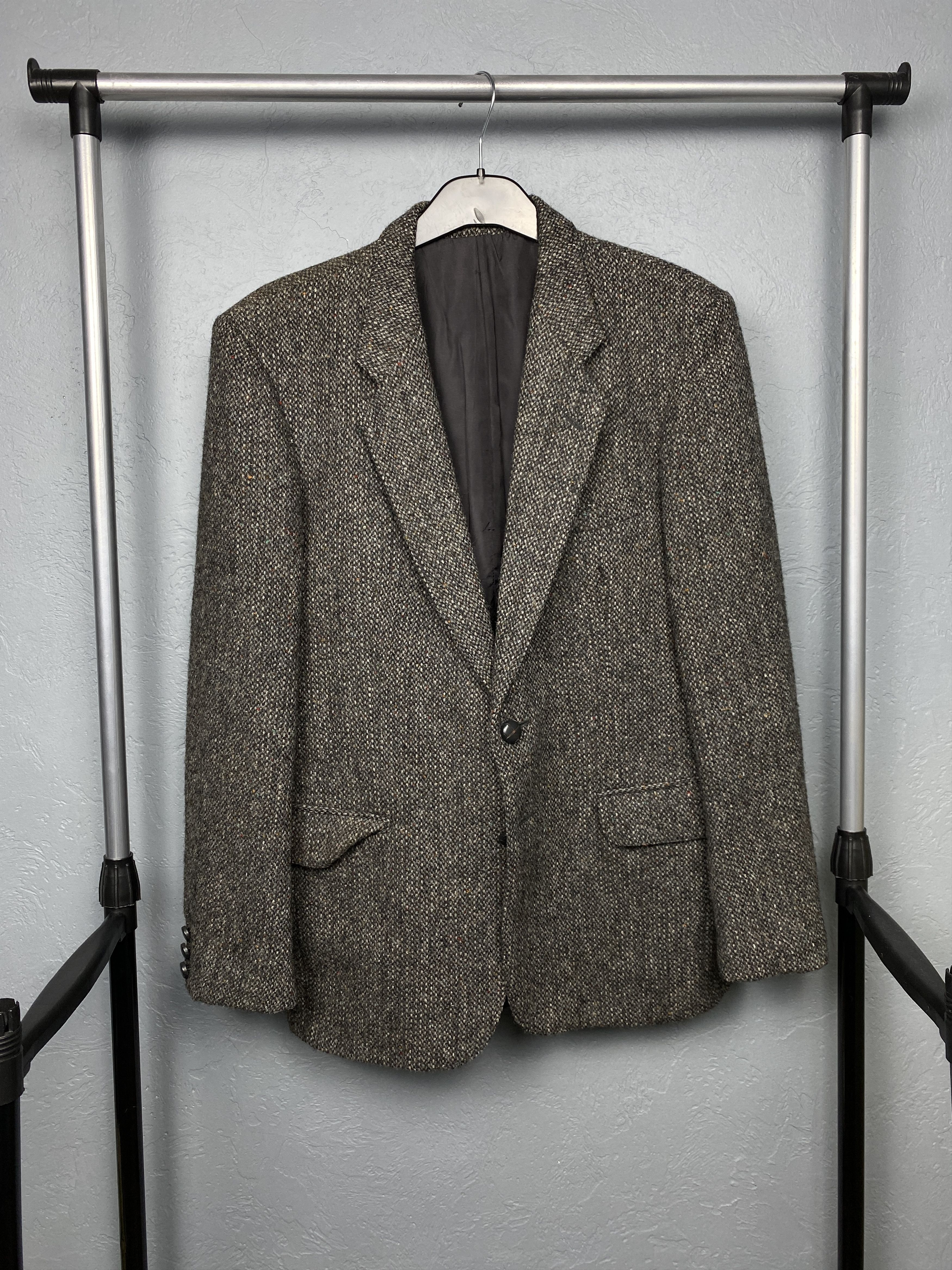Harris Tweed Harris Tweed Wool St Michael Two Buttons Blazer Jacket Size US M / EU 48-50 / 2 - 1 Thumbnail
