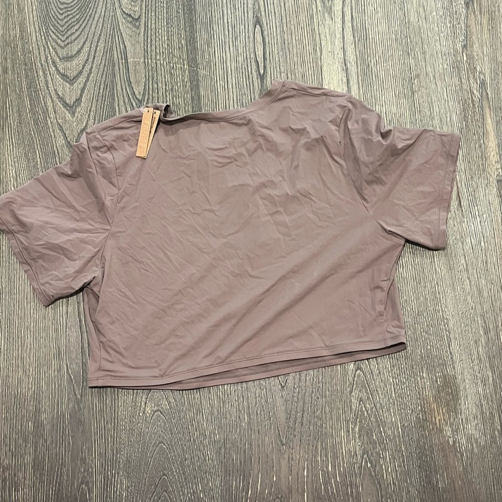 SKIMS NWT Skims Fits Everybody Super Cropped T-Shirt Umber 4X Size 4XL / US 24-26 - 4 Thumbnail
