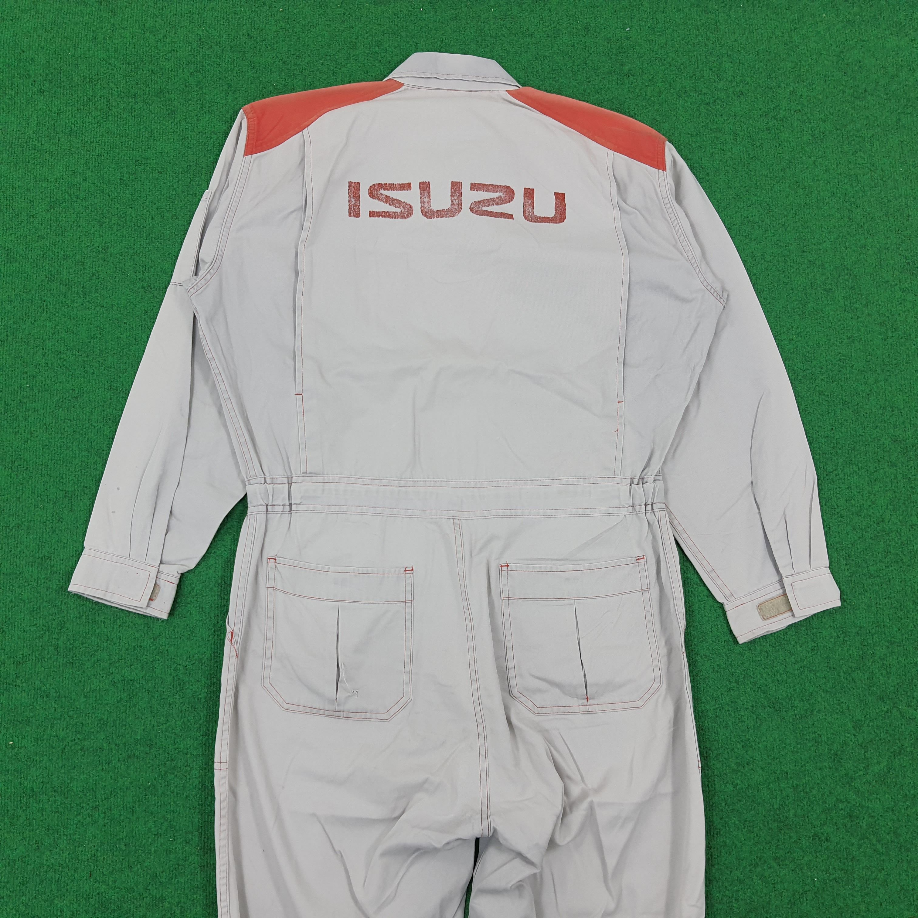 Japanese Brand × Vintage Vintage ISUZU Motorsports Japan Brand Racing Coverall Size US L / EU 52-54 / 3 - 1 Thumbnail