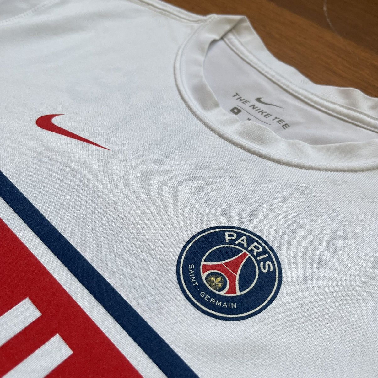 Nike × Vintage PSG NIKE 2021/2022 FOOTBALL SOCCER TEE #7 MBAPPE Size US M / EU 48-50 / 2 - 5 Thumbnail
