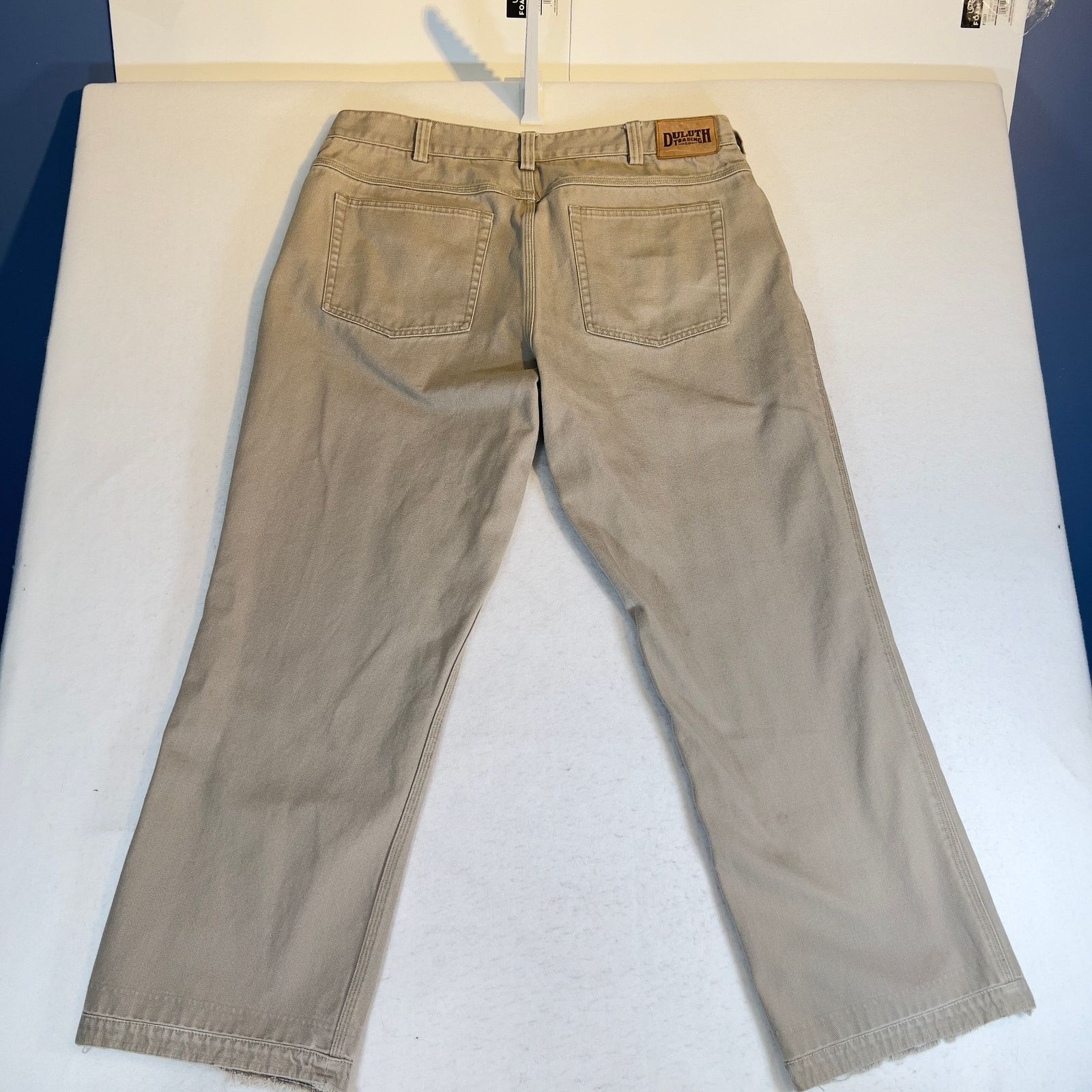 Duluth Trading Company Duluth Trading Co Firehouse Canvas Jeans Mens 40W 30L Gusset Size US 38 / EU 54 - 20 Thumbnail